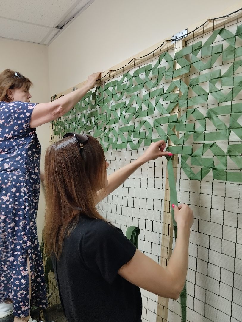 СВО, волонтёры, маскировочные сети, Ногинск, Богородский городской округ