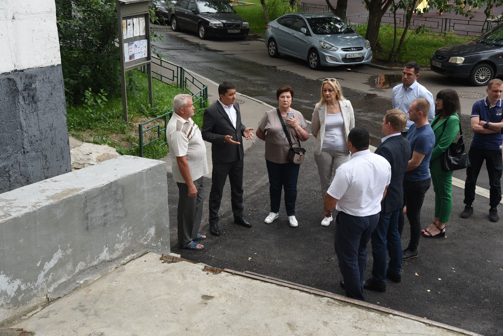 Химки, асфальт, депутаты, благоустройство