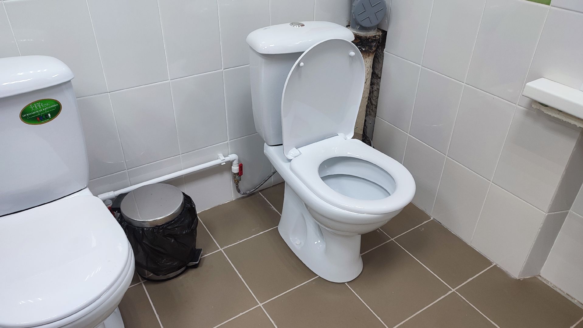 Кашира, Ожерелье, школа №10, санузел, туалет, ремонт