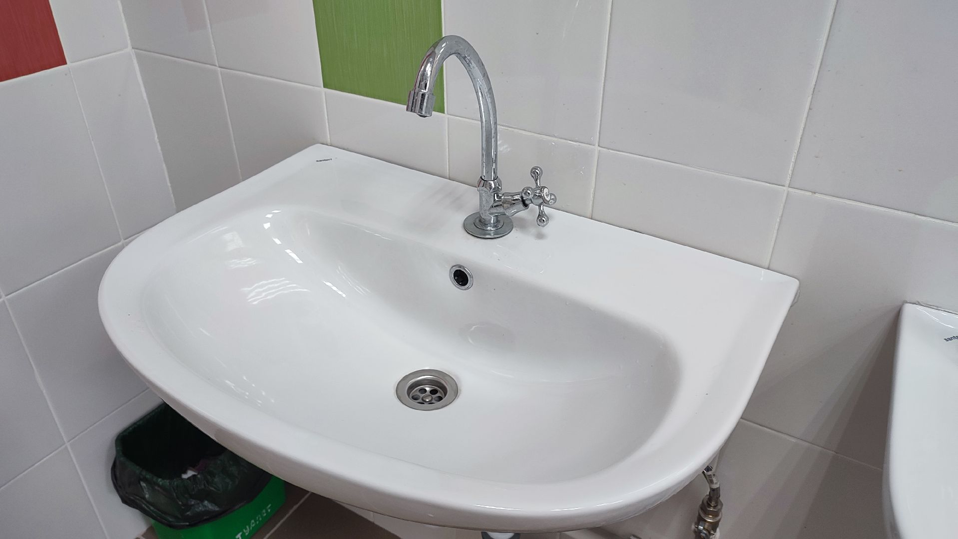 Кашира, Ожерелье, школа №10, санузел, туалет, ремонт