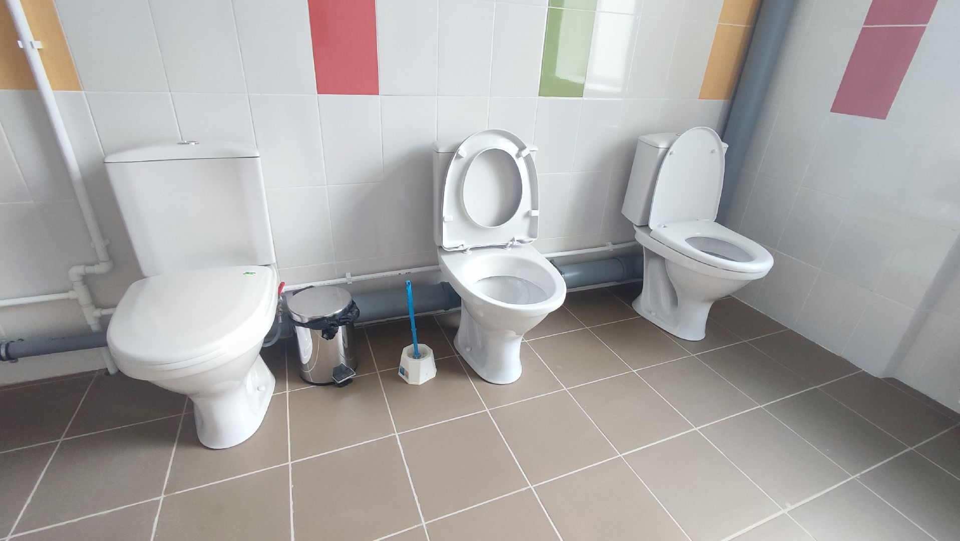 Кашира, Ожерелье, школа №10, санузел, туалет, ремонт