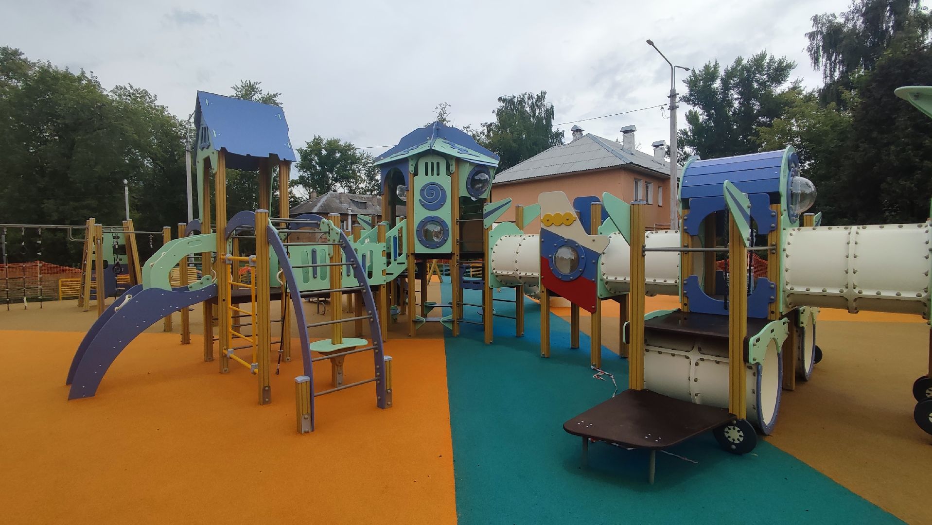 Кашира, Ожерелье, детская площадка, игровой комплекс, губернаторская программа