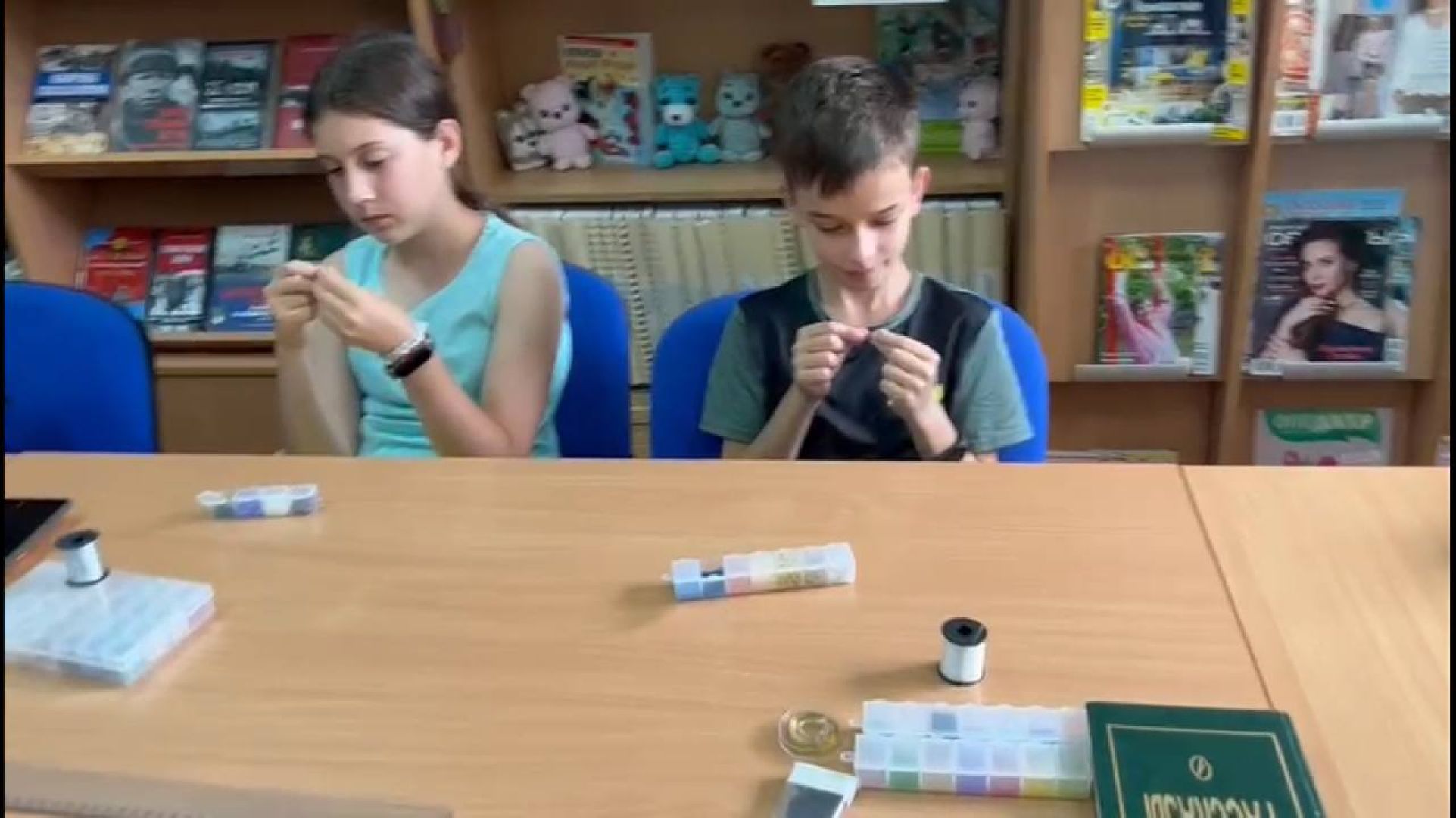 Руза, библиотека, дети, бисероплетение, хобби, досуг