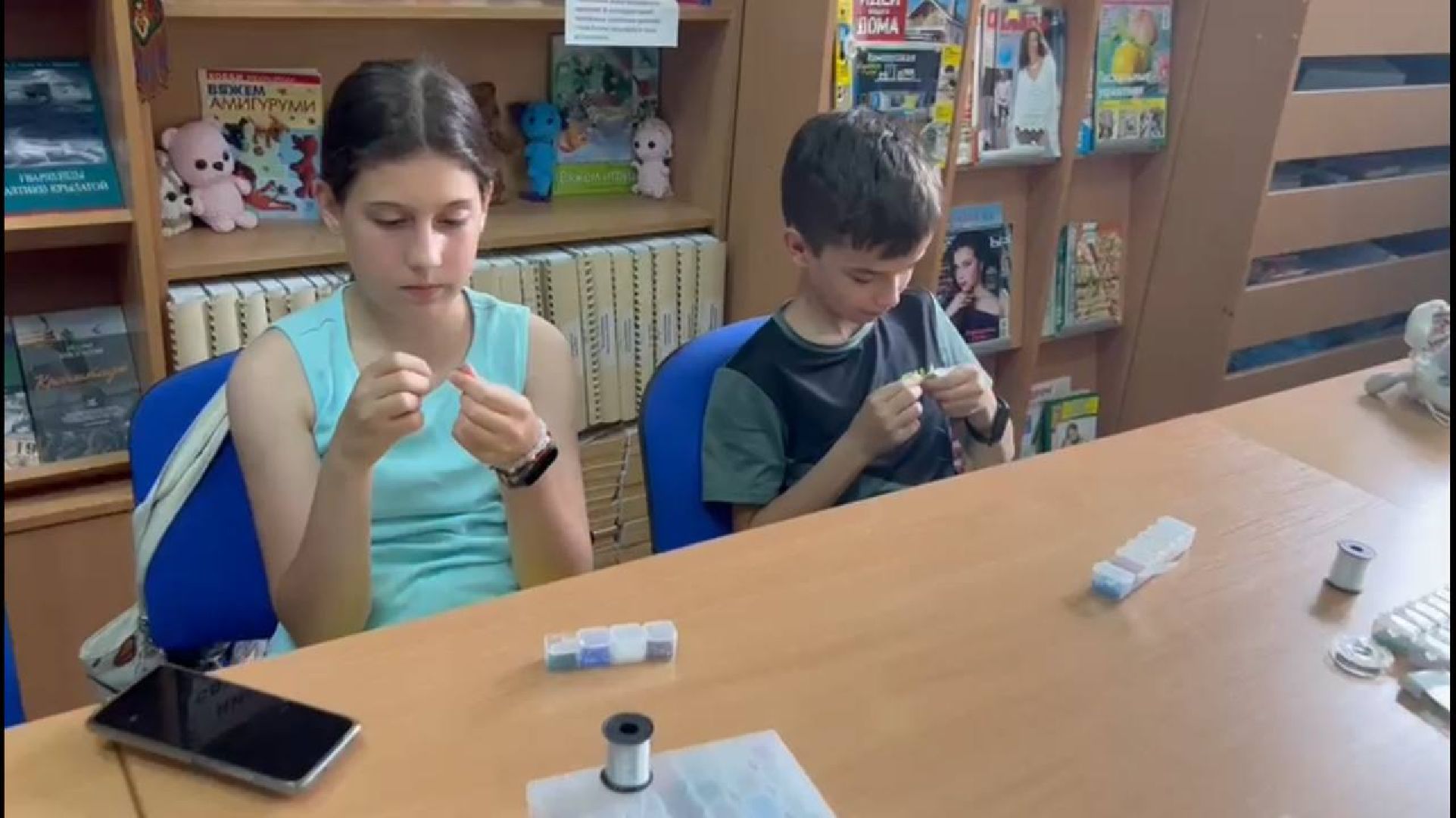 Руза, библиотека, дети, бисероплетение, хобби, досуг