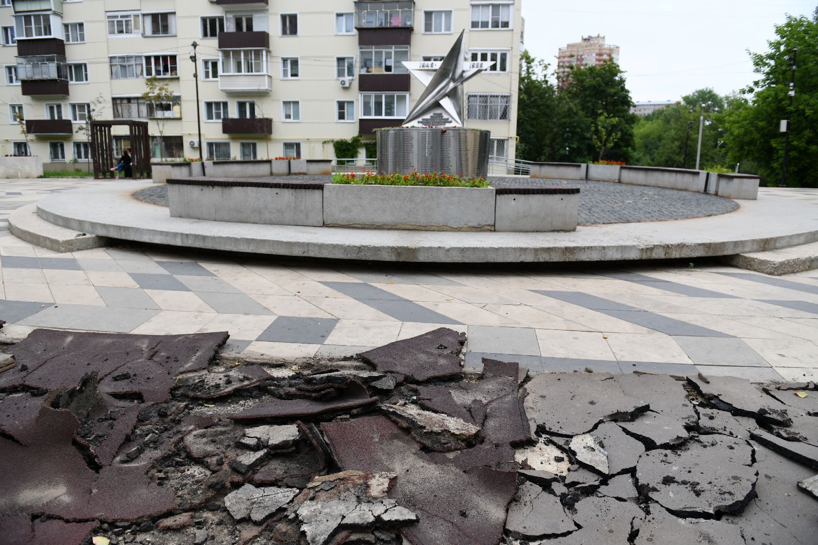 лыткарино, жкх, дорожка, сквер,