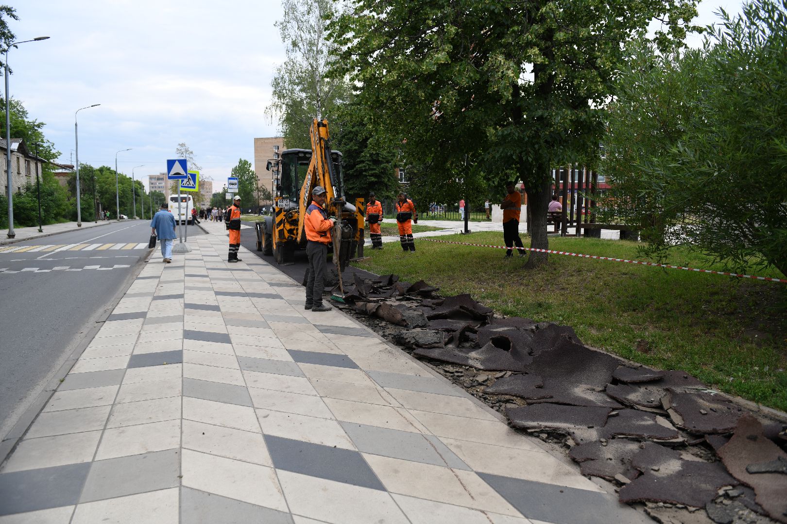 лыткарино, жкх, дорожка, сквер,