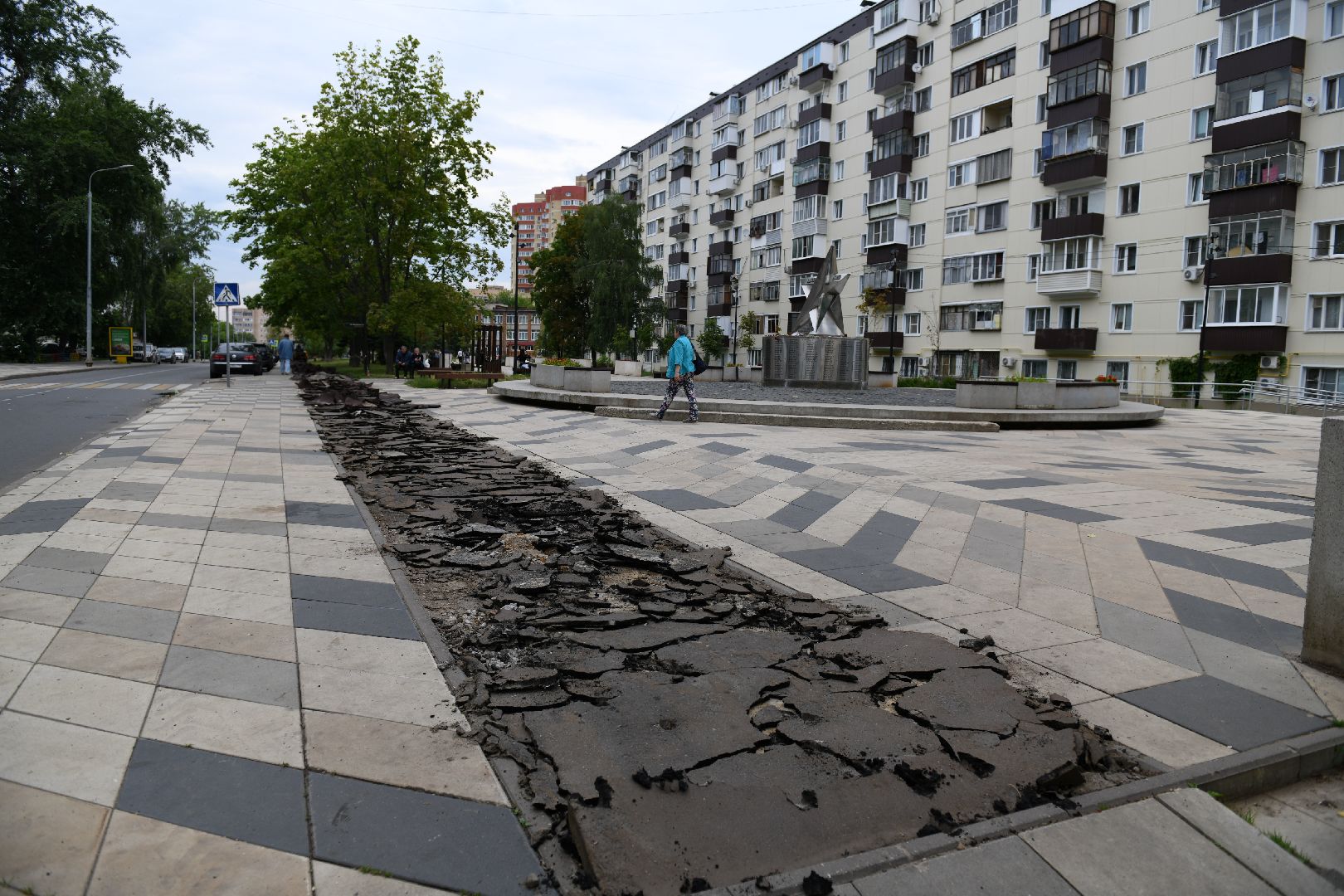 лыткарино, жкх, дорожка, сквер,