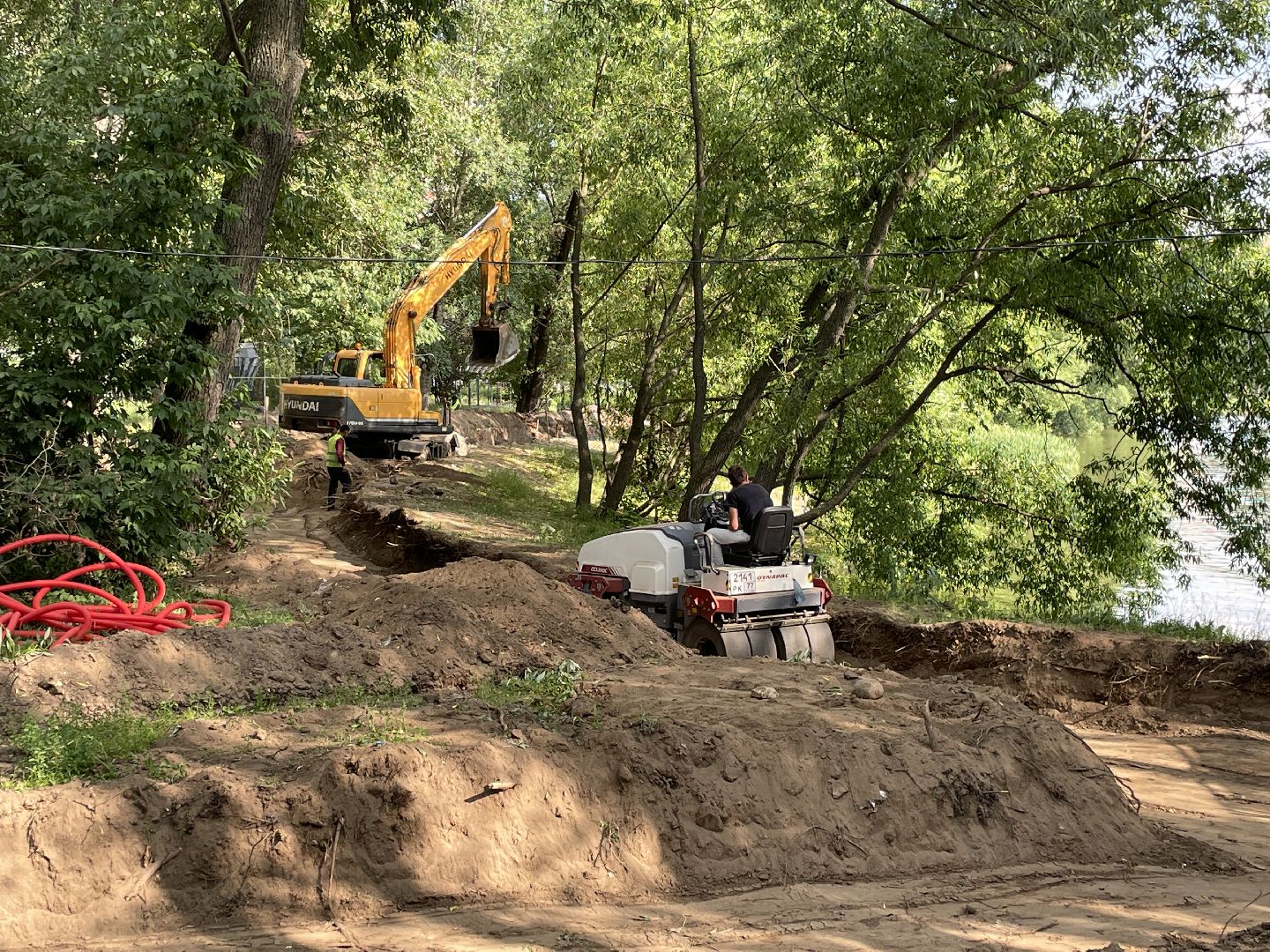 Парк, благоустройство, реновация, строительство