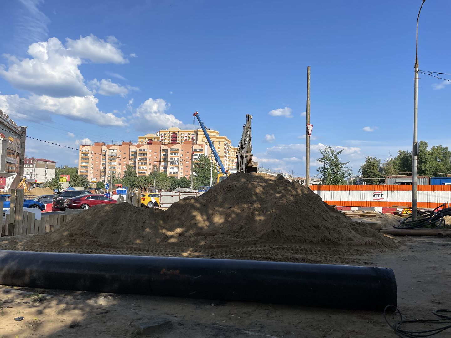 Подземный переход, реконструкция, проспект, движение