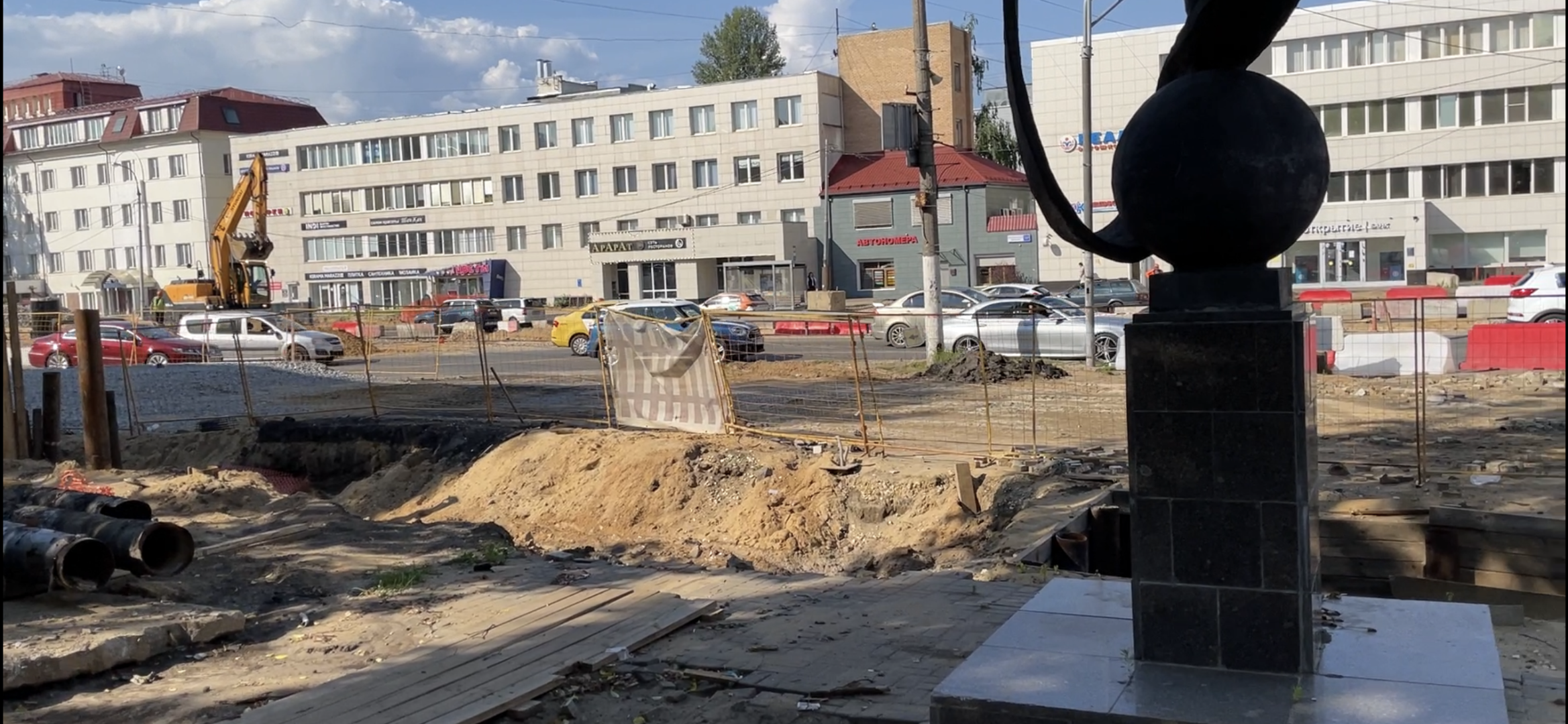 Подземный переход, реконструкция, проспект, движение