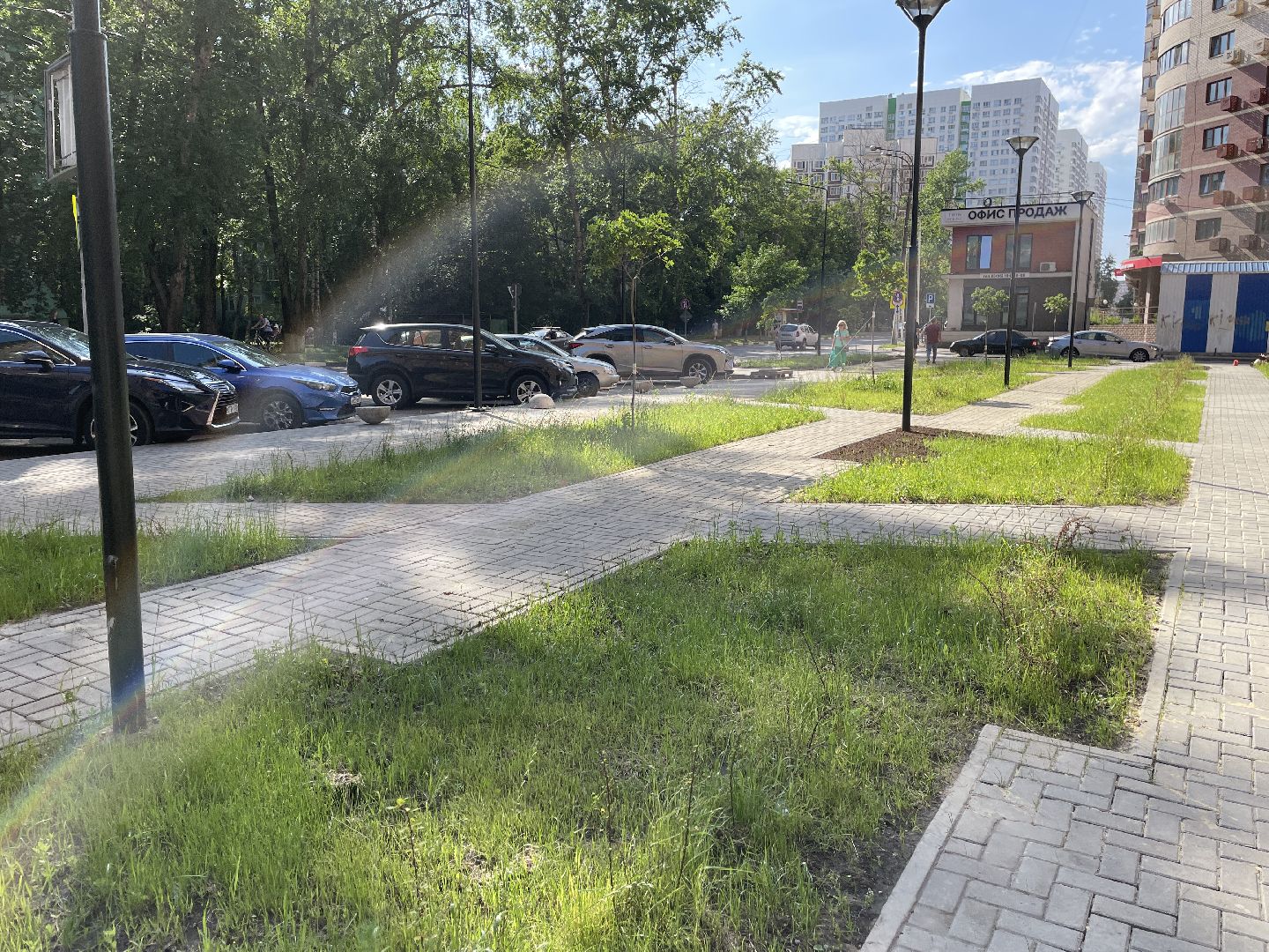 Сквер, жк, территория, дом