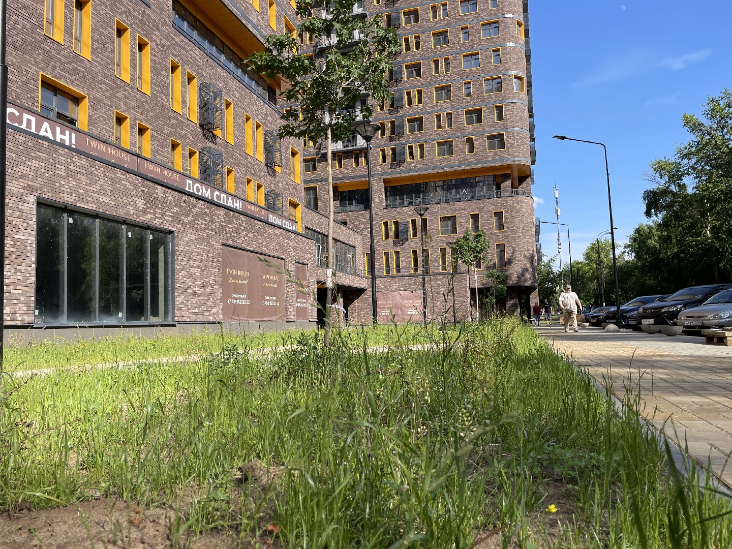 Сквер, жк, территория, дом