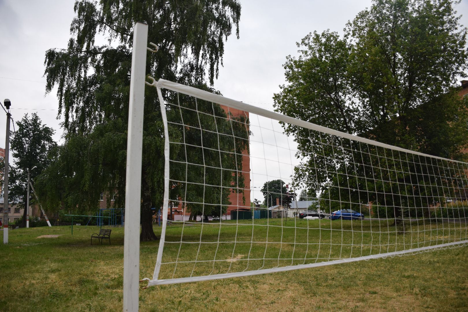 Павловский Посад, городской округ Павловский Посад, спорт, волейбол, площадка, сетка, дети, игра
