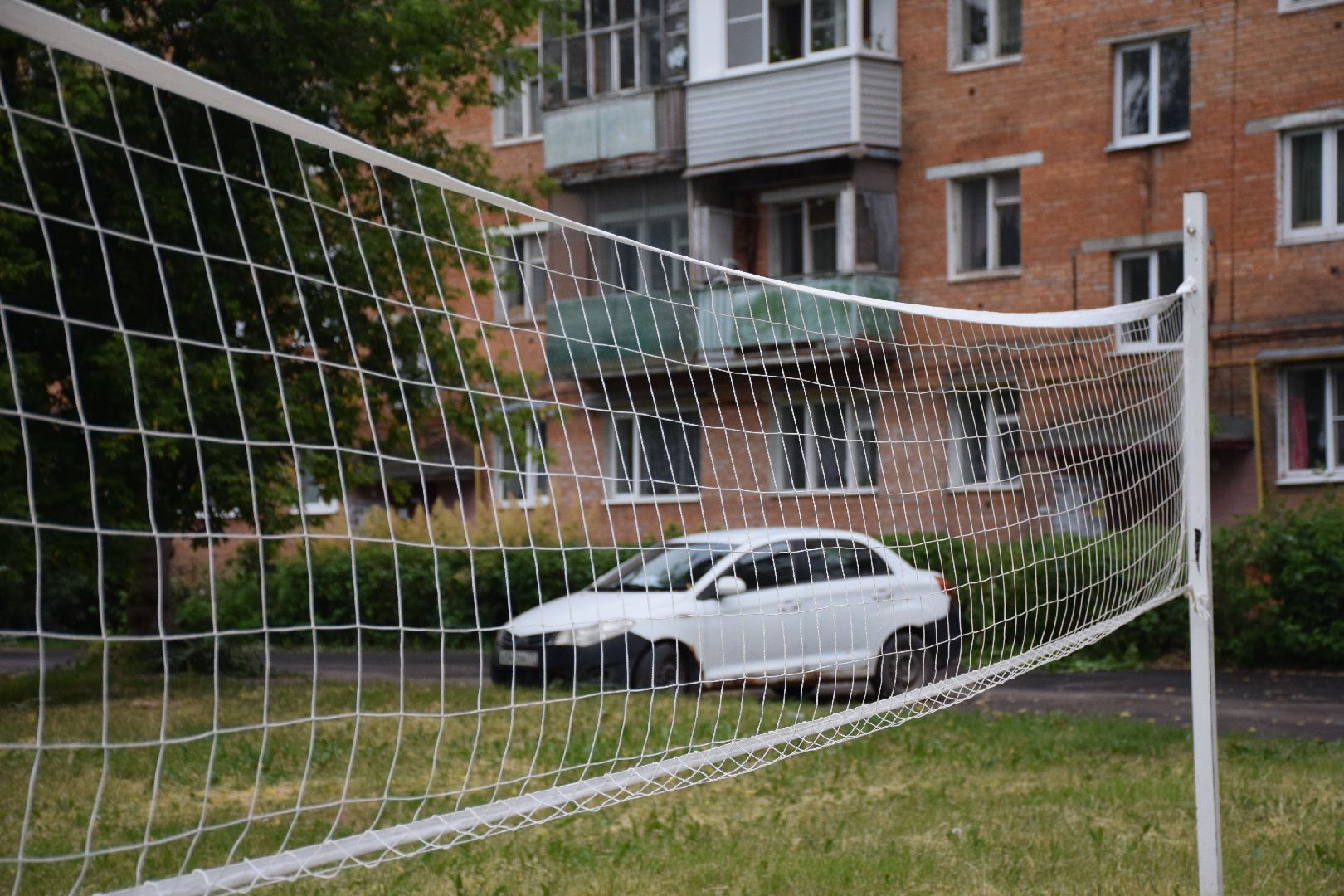 Павловский Посад, городской округ Павловский Посад, спорт, волейбол, площадка, сетка, дети, игра