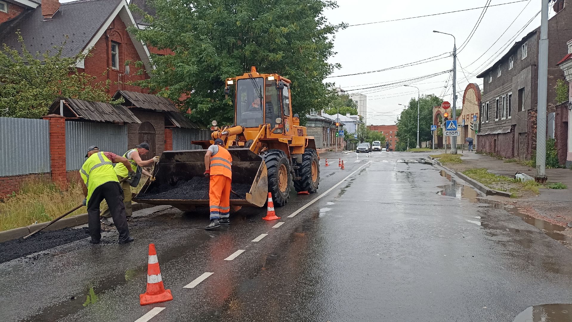 Серпухов, Подмосковье, благоустройство, Добродел, ремонт дороги