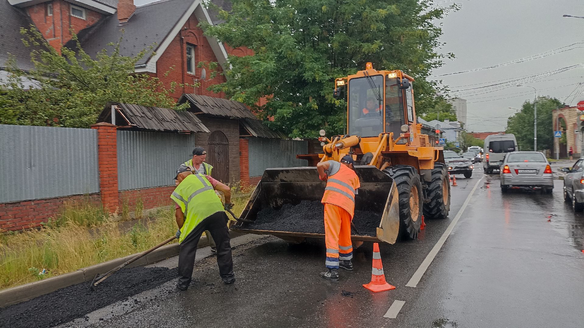 Серпухов, Подмосковье, благоустройство, Добродел, ремонт дороги