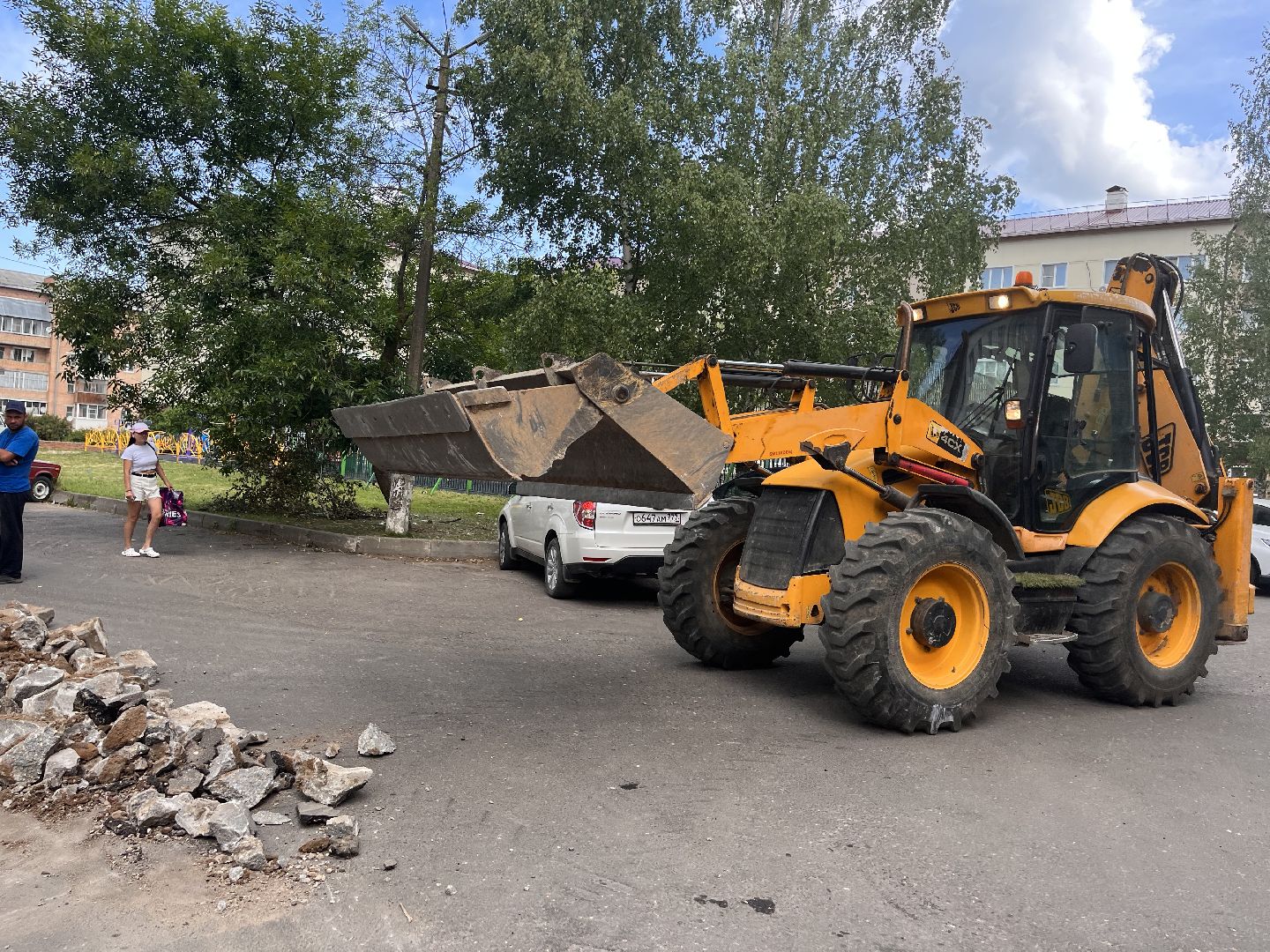 Шаховская, дороги, асфальт