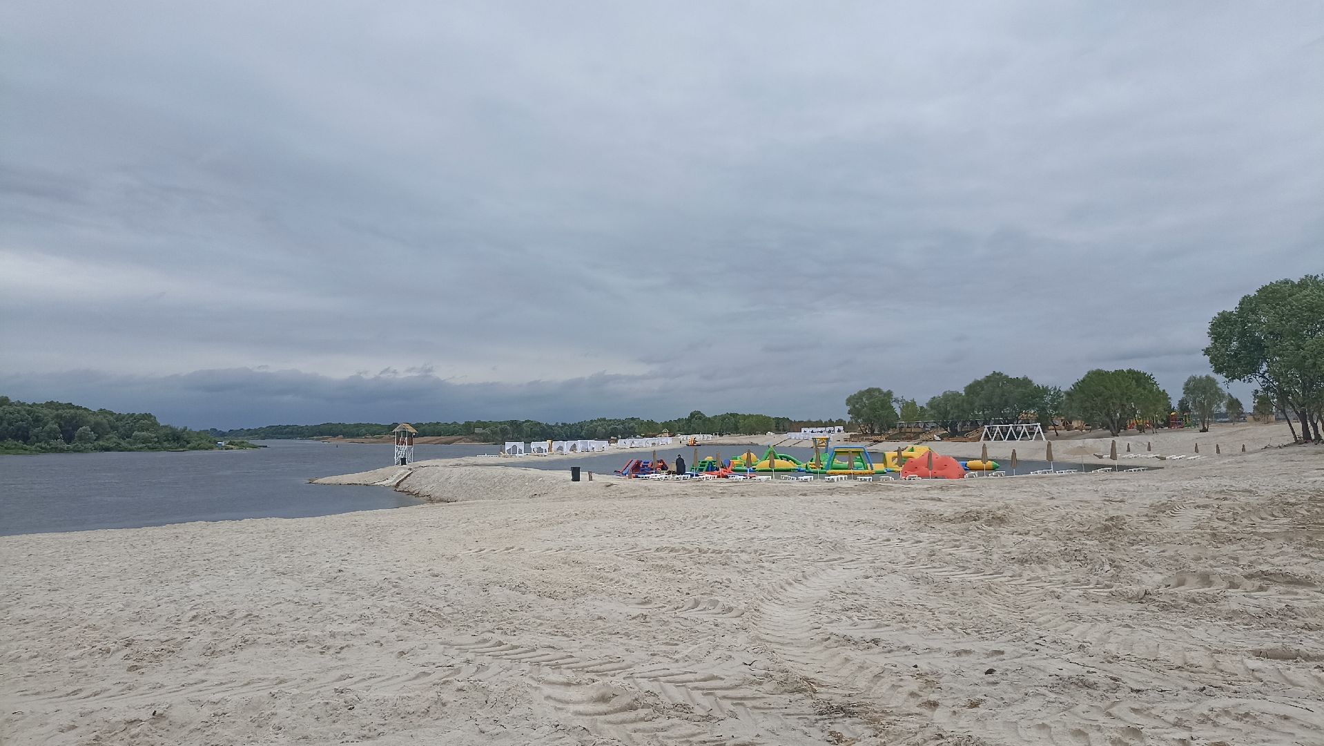 Серпухов, Подмосковье, река Ока, зона отдыха у воды, дети, спорт, отдых