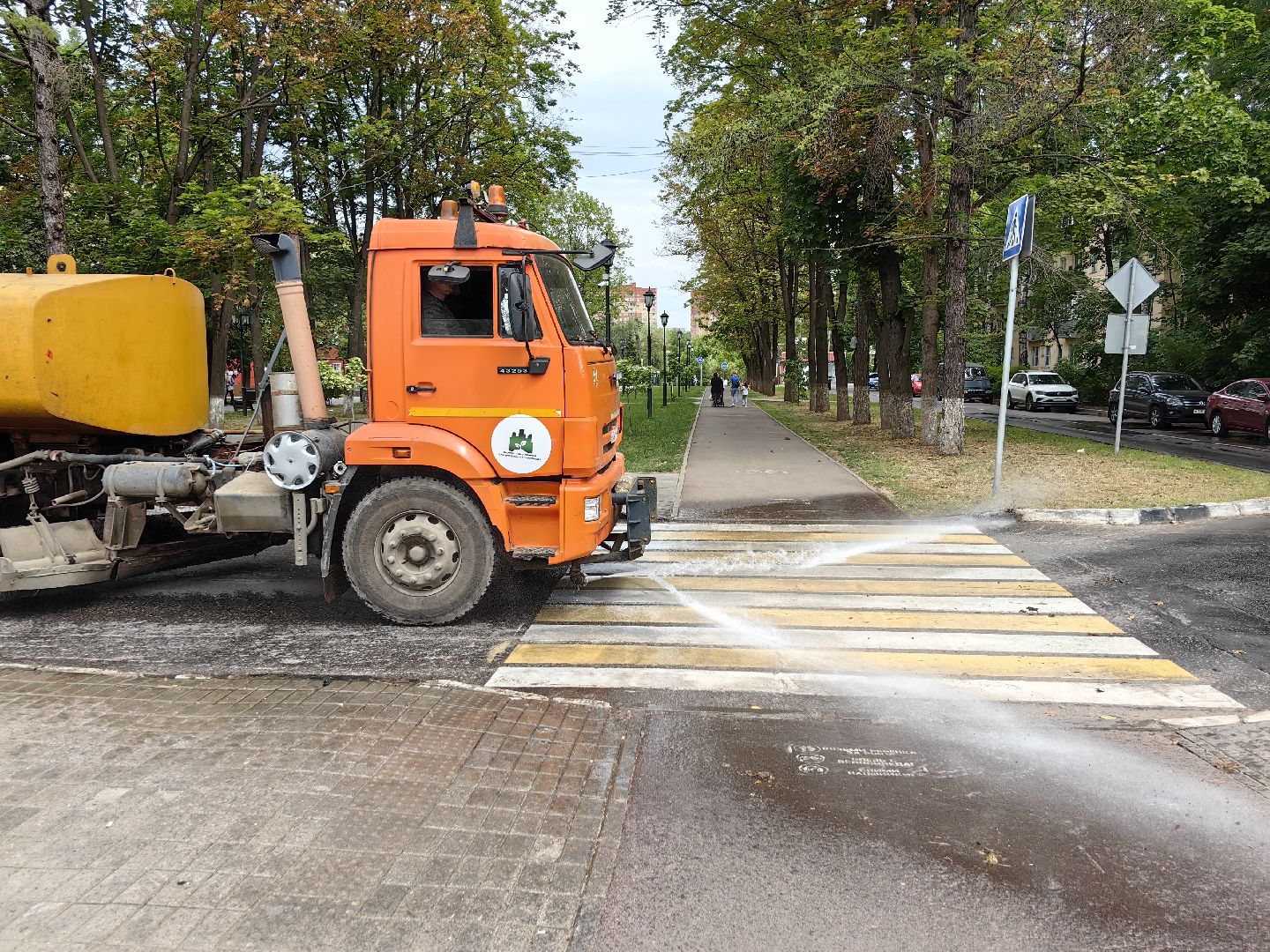 Полив, дорога, аэрация, благоустройство