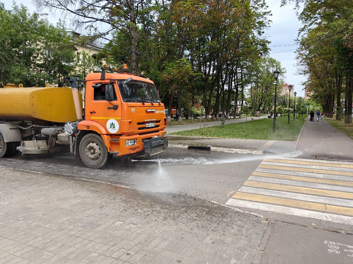 Полив, дорога, аэрация, благоустройство