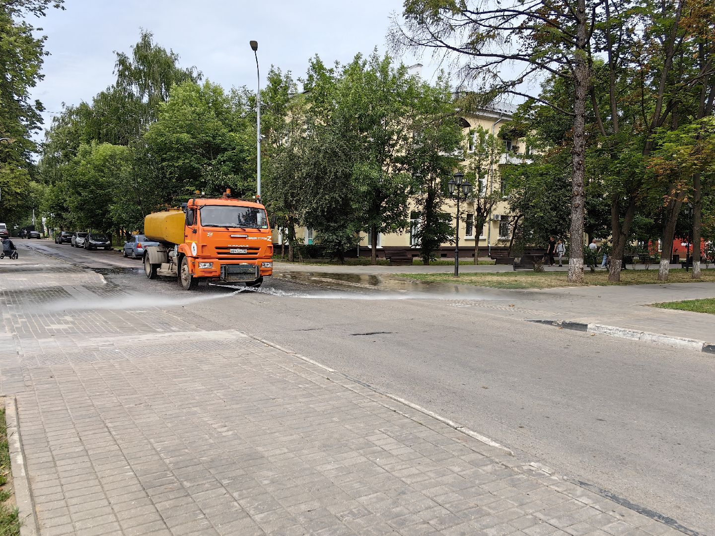 Полив, дорога, аэрация, благоустройство