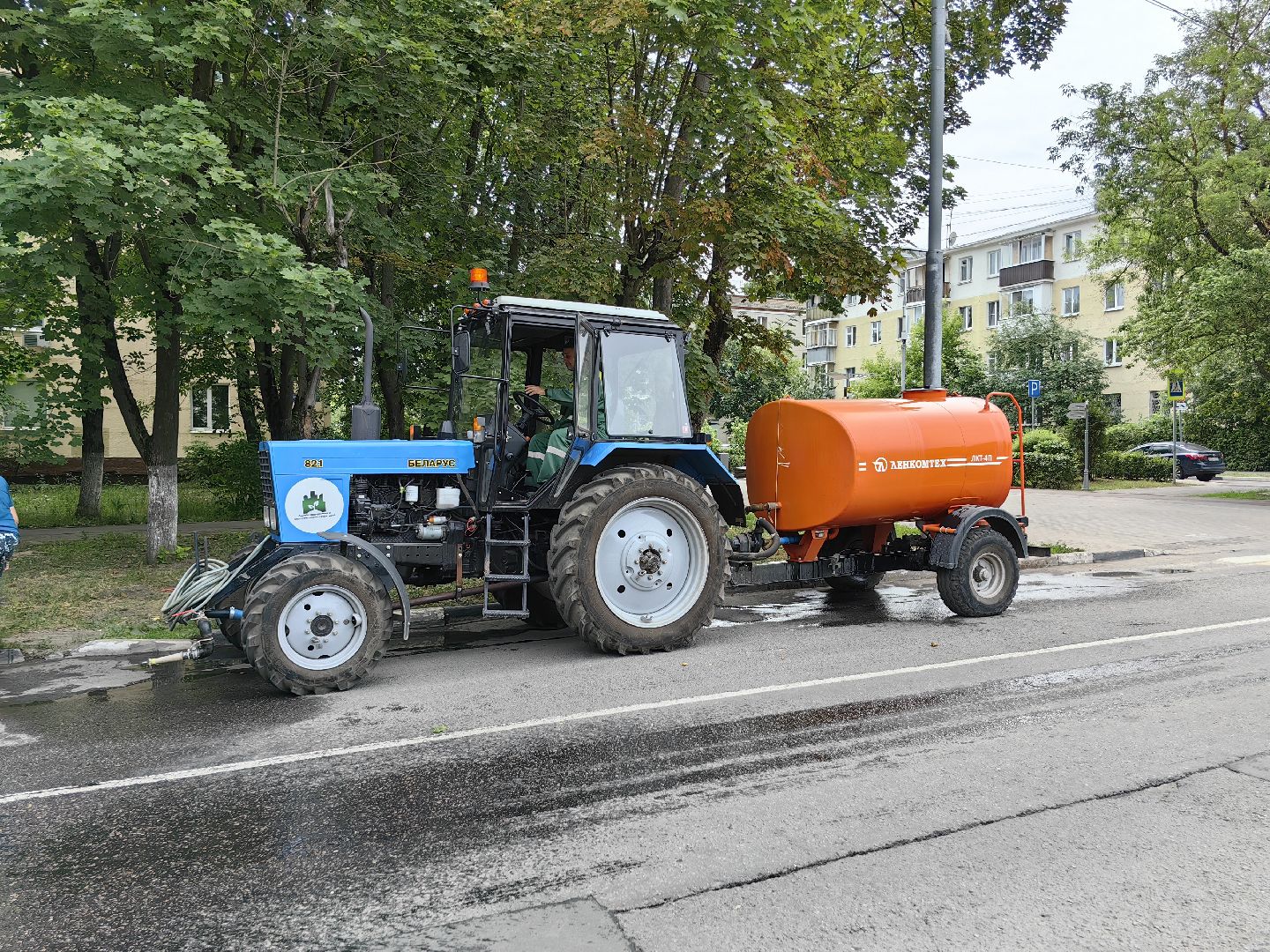 Полив, дорога, аэрация, благоустройство