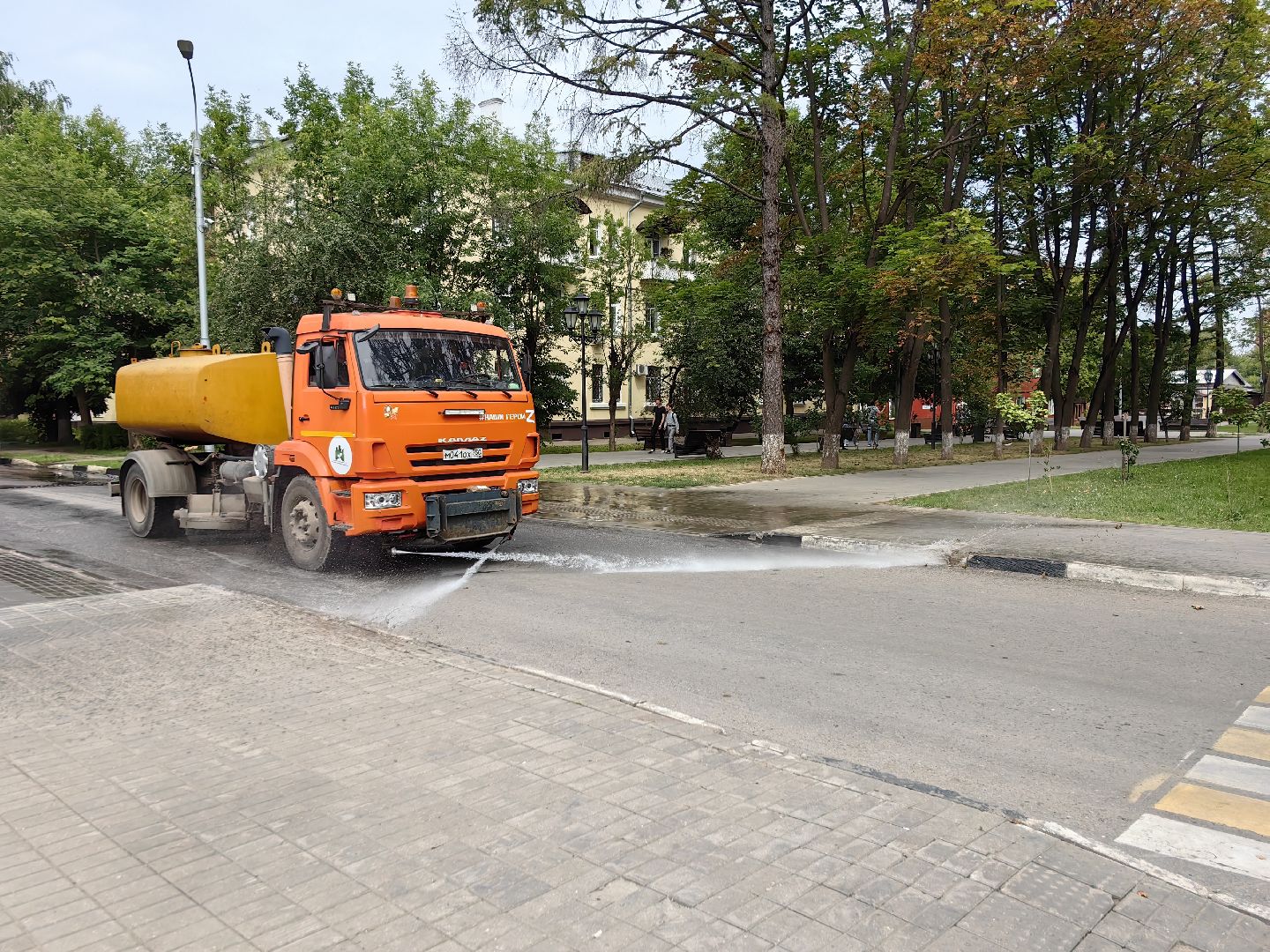 Полив, дорога, аэрация, благоустройство