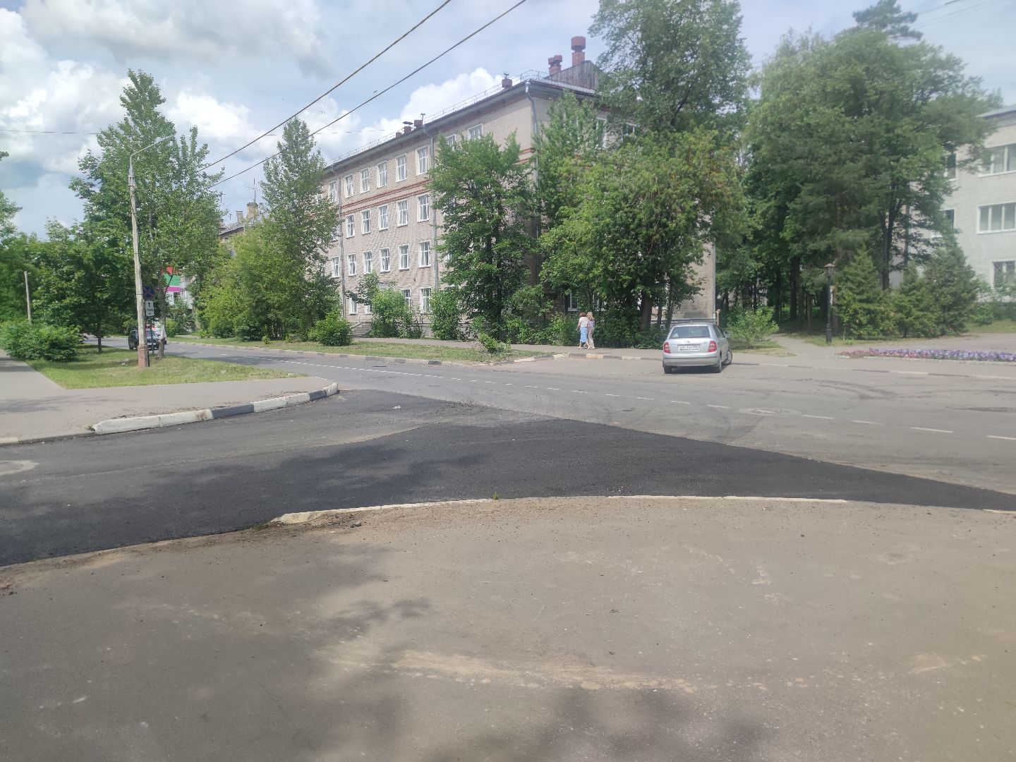 Ремонт дорог, асфальт, Дубна