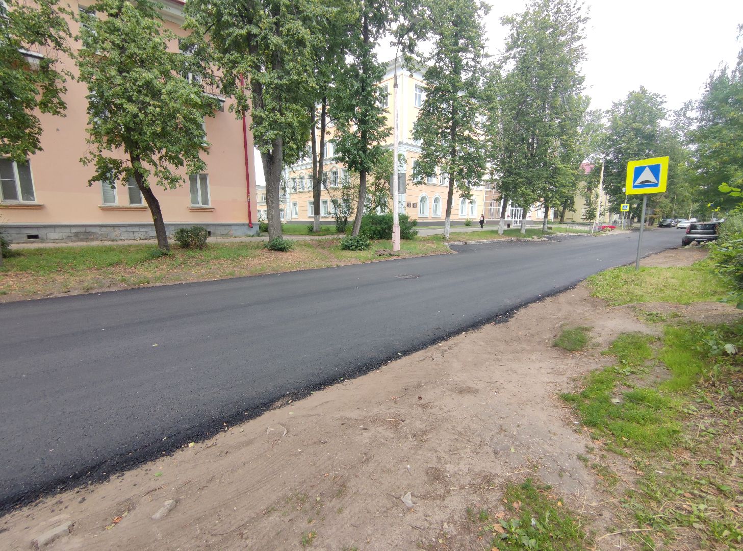 Ремонт дорог, асфальт, Дубна