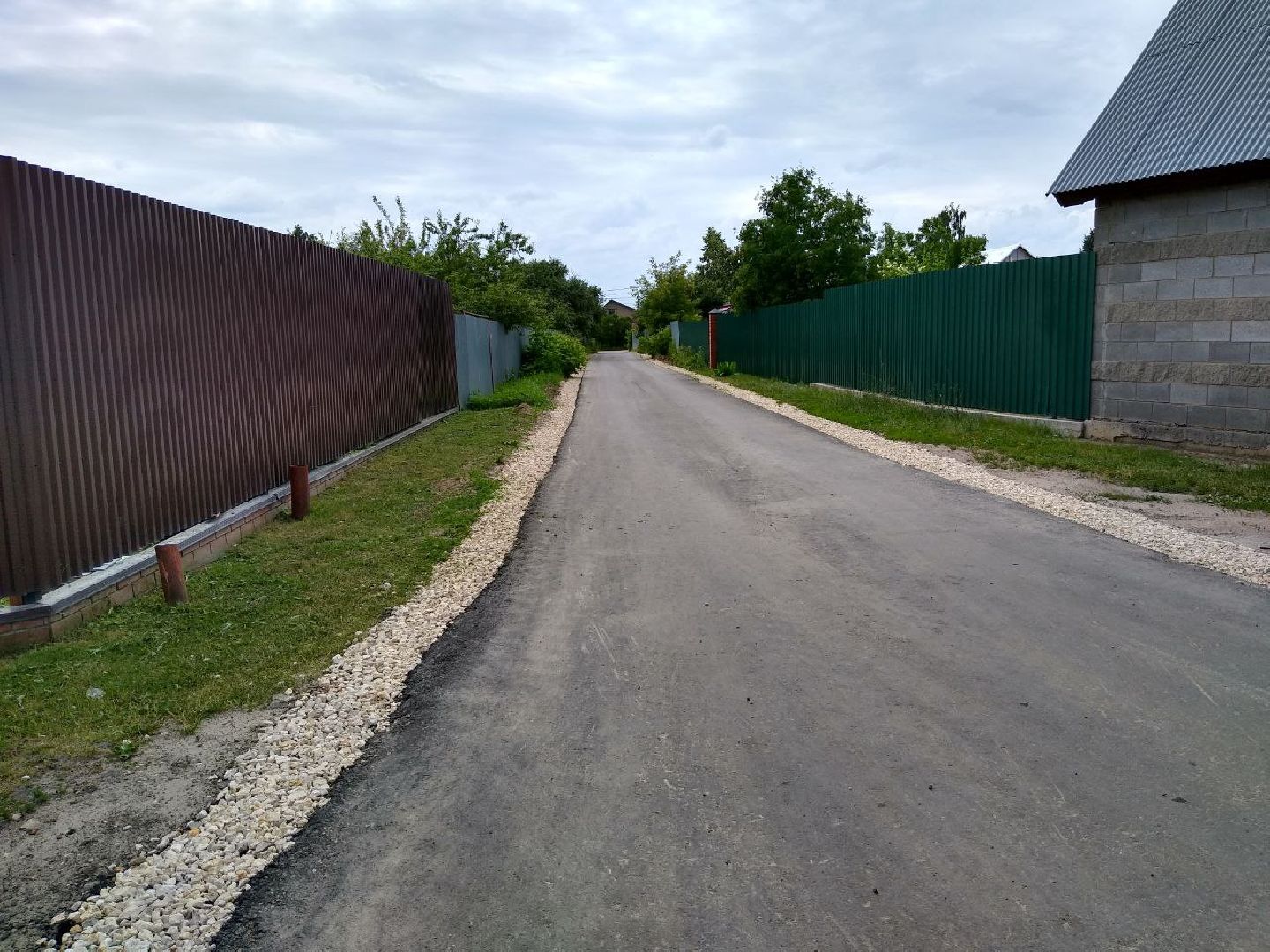 Раменское, дороги, в деревне Сафоново отремонтирована дорога