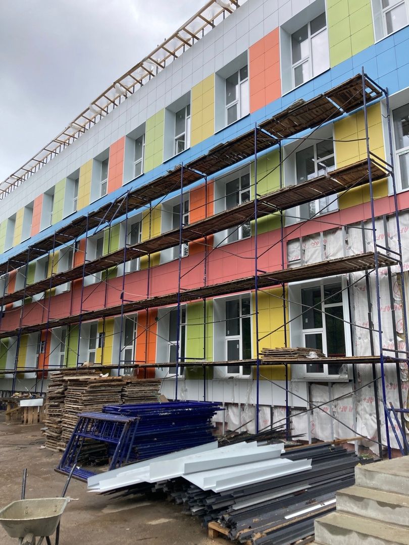 Солнечногорск, Ржавки, капитальный ремонт, школа, образование