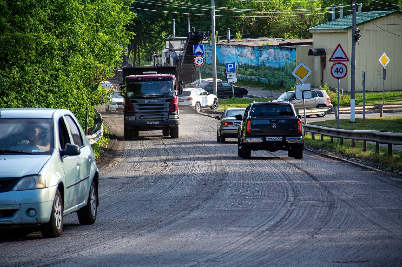 Подольск, ремонт, ремонт дороги, Дубровицы