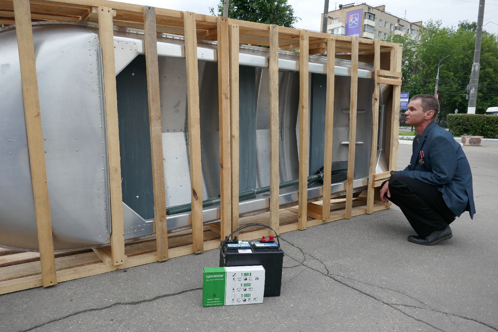 Подольск, лодка, ветеран СВО, губернатор