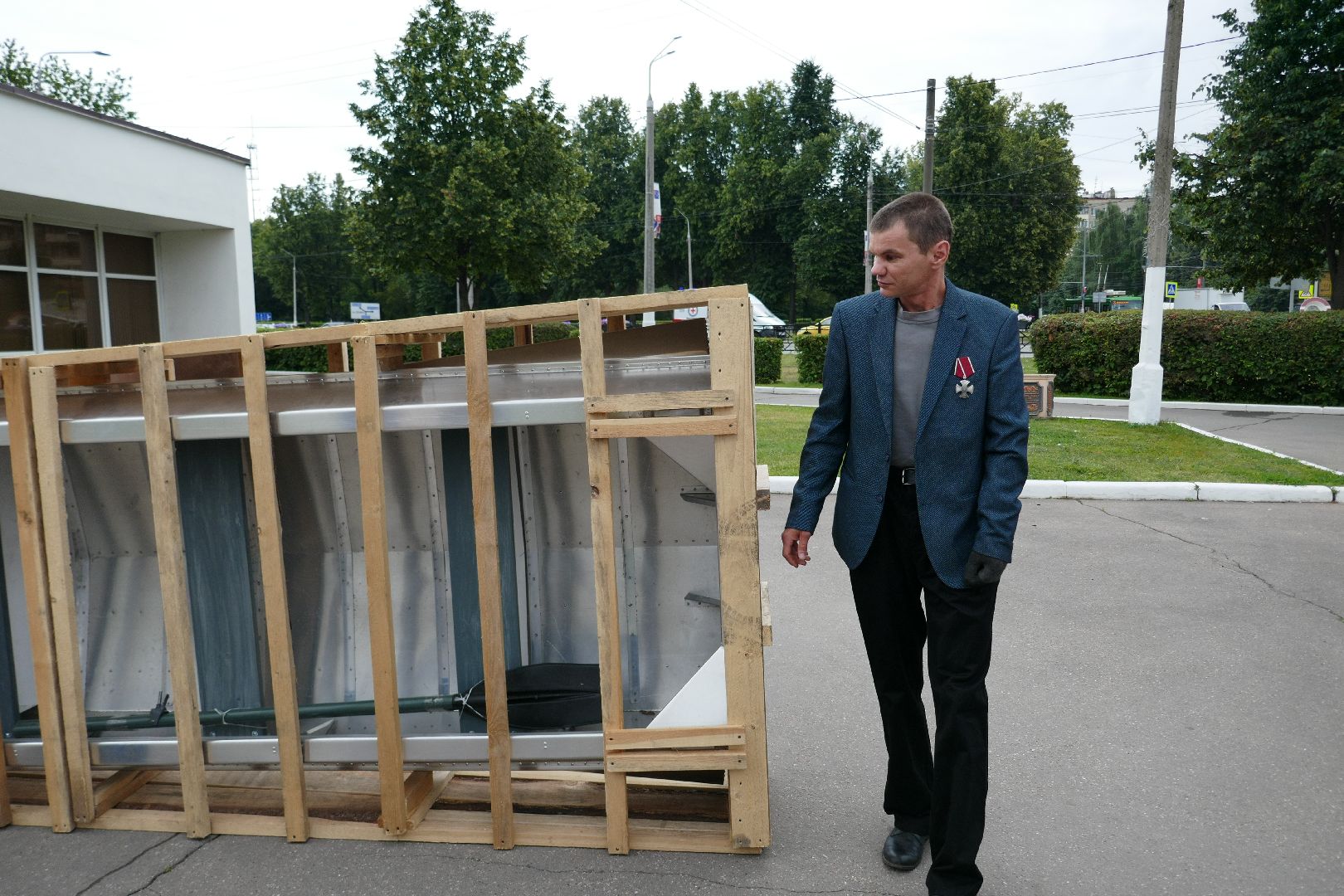 Подольск, лодка, ветеран СВО, губернатор