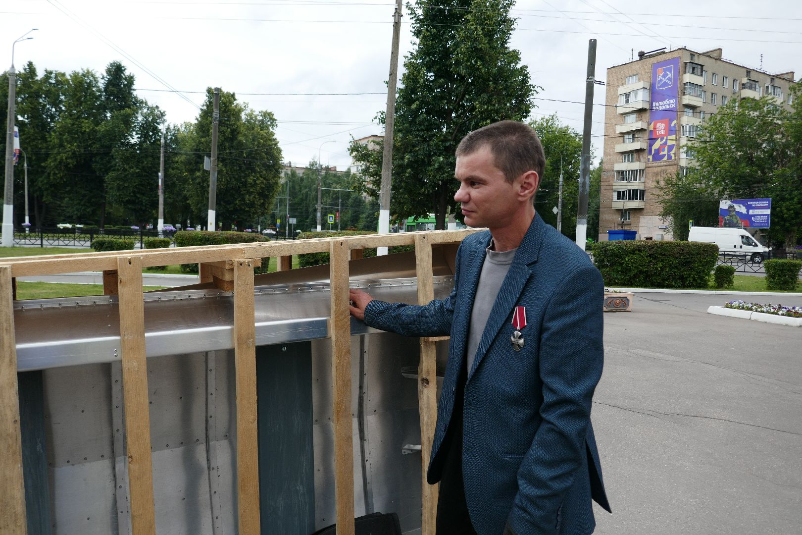 Подольск, лодка, ветеран СВО, губернатор