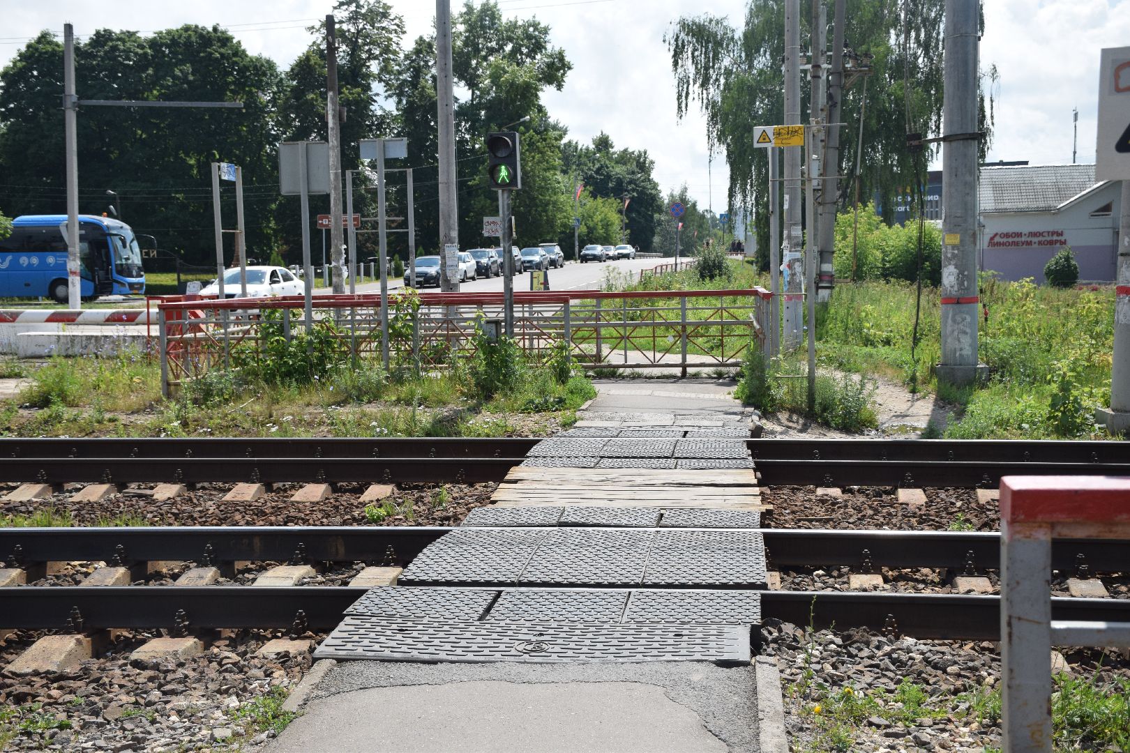 Павловский Посад, городской округ Павловский Посад, станция, пути, железная дорога, стенд, информация, безопасность