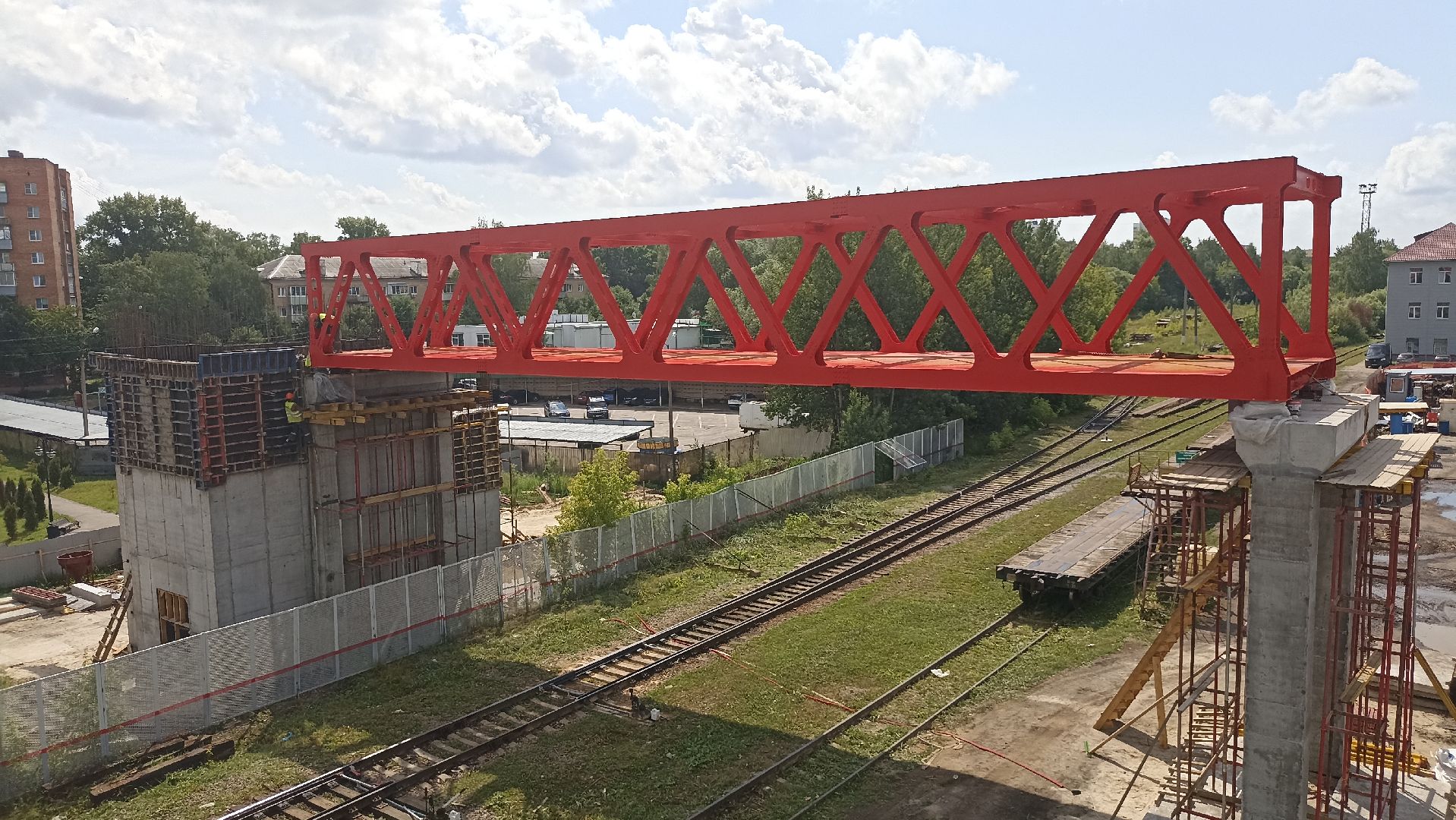 Серпухов, Подмосковье, строительство, пешеходный переход, мост