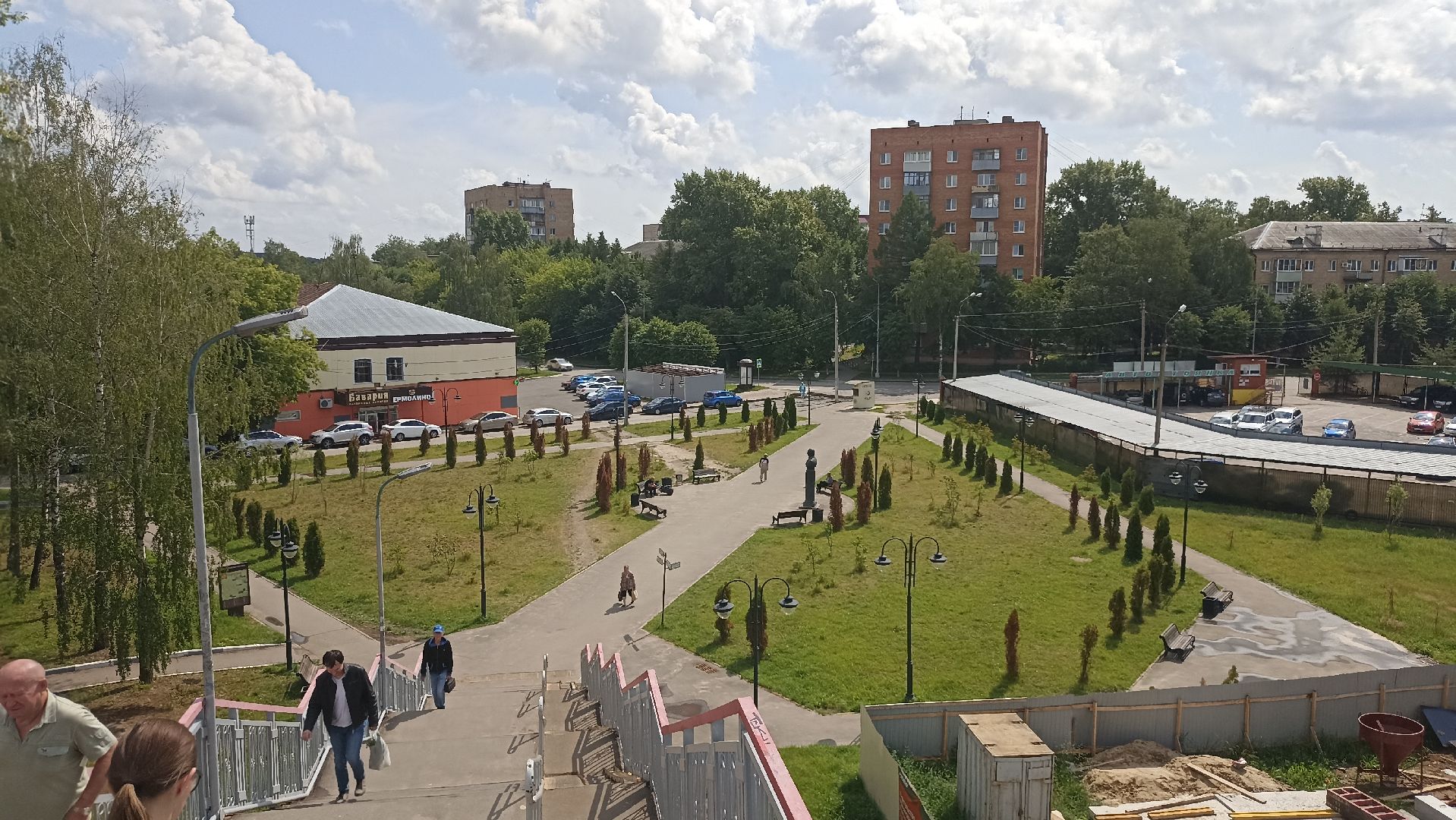 Серпухов, Подмосковье, строительство, пешеходный переход, мост