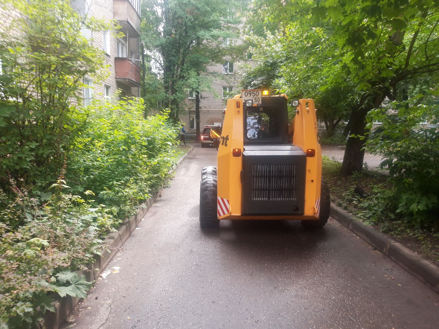 двор, доброе дело, дождь,