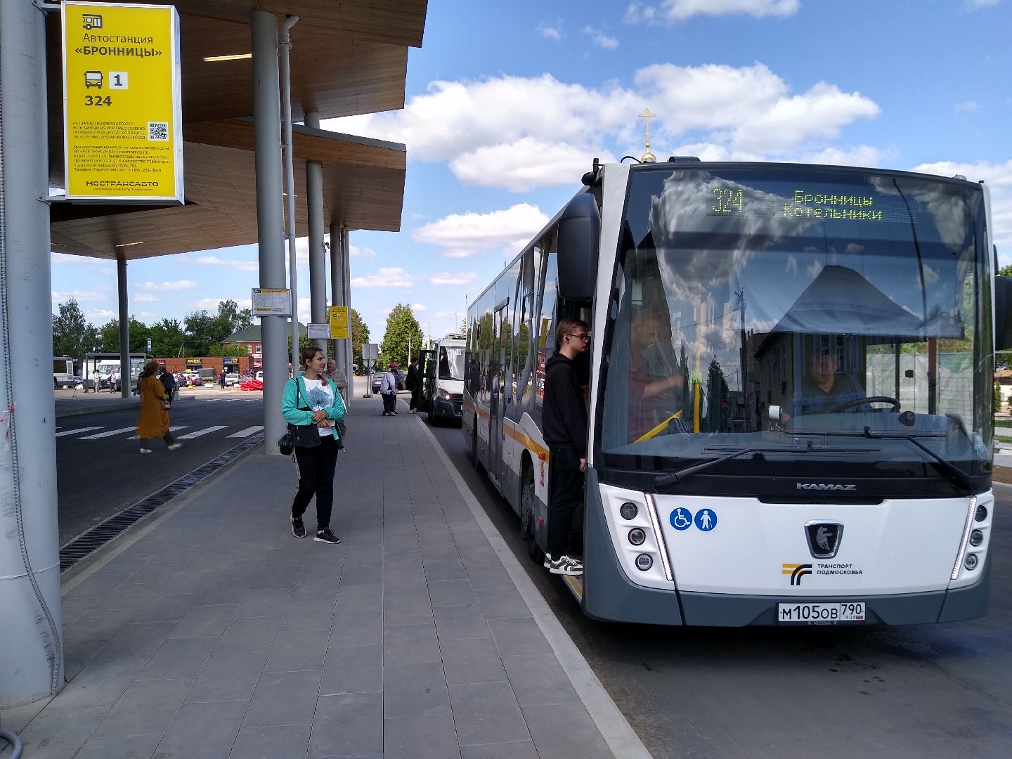 Бронницы, транспорт, автобусный маршрут №324