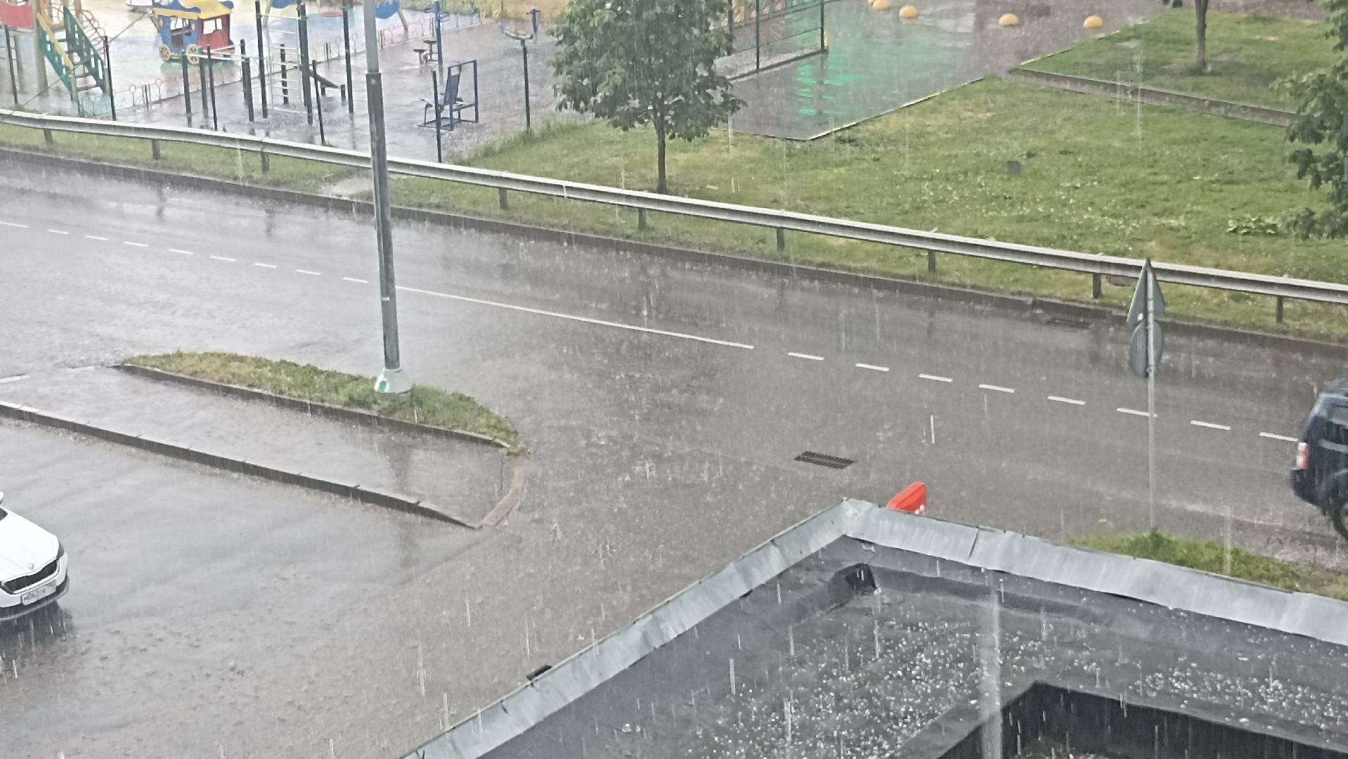 Серпухов, Подмосковье, град, ливень, МЧС, Гидрометцентр России