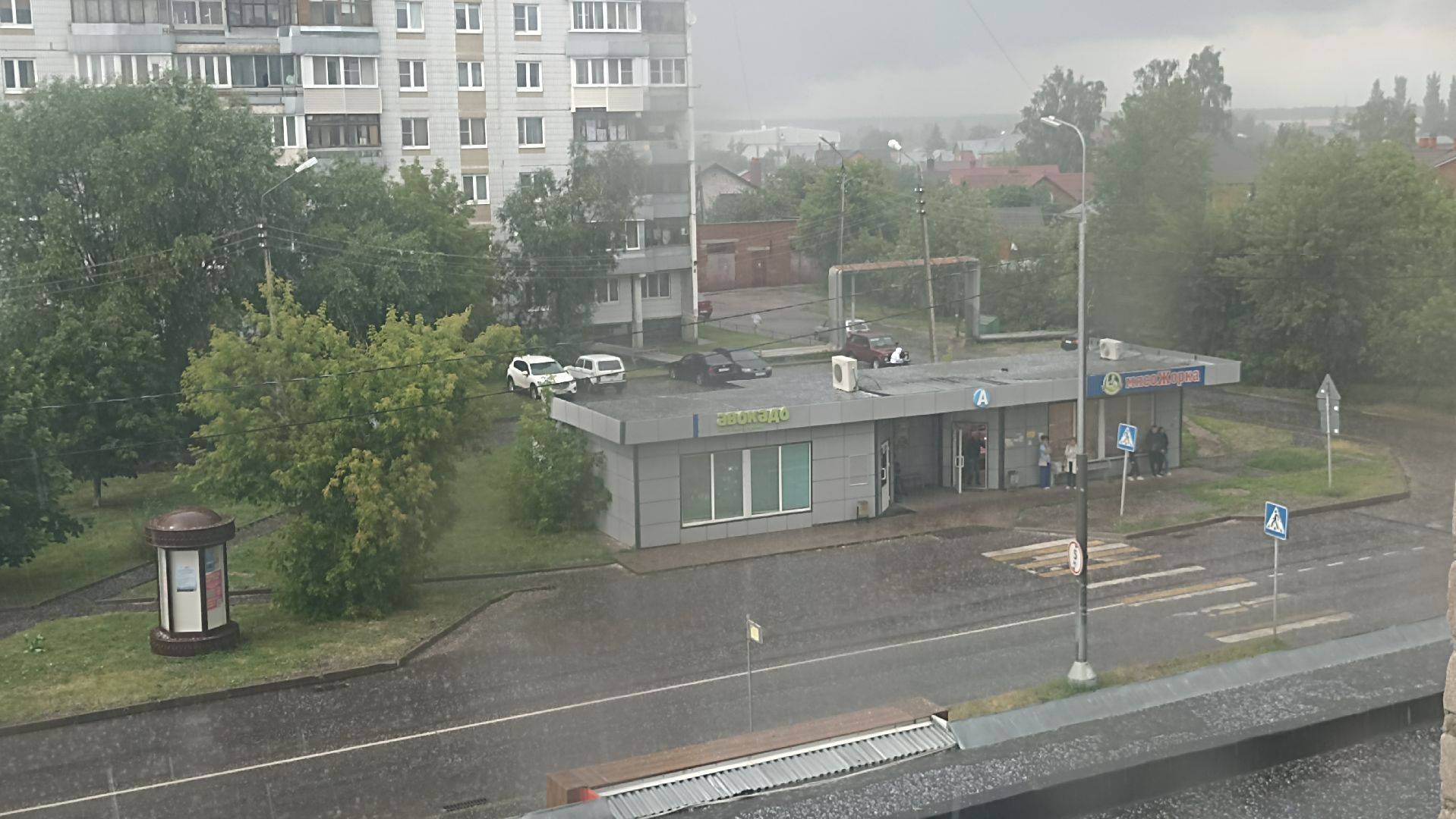 Серпухов, Подмосковье, град, ливень, МЧС, Гидрометцентр России