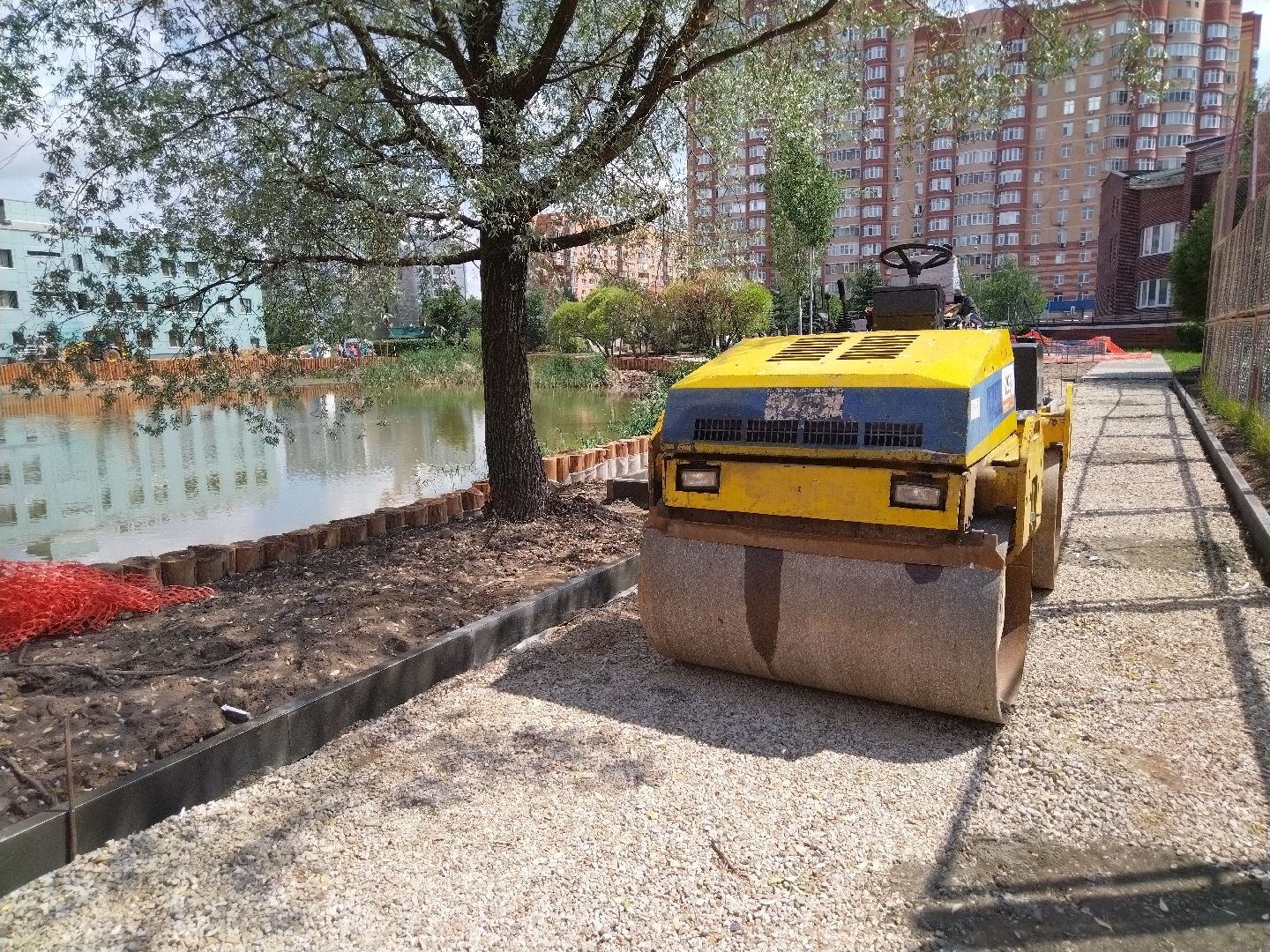 Благоустройство скверов, Мытищи, сквер на Сукромке, сквер на Колпакова, Алексеевский пруд, Ядреевский пруд