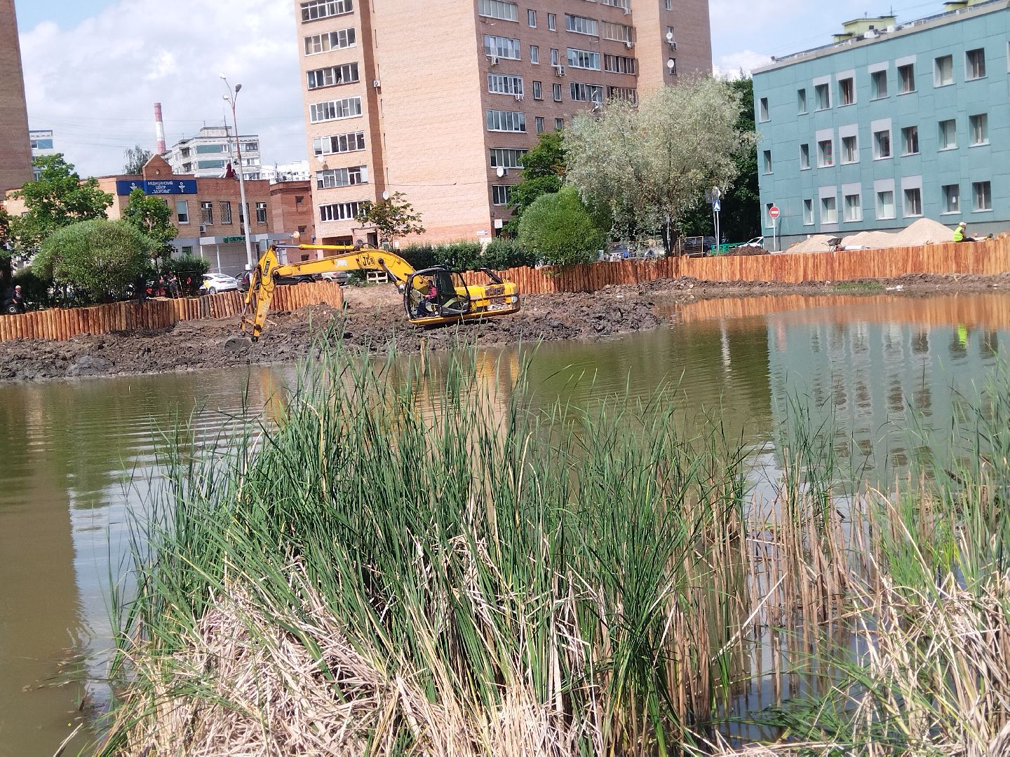 Благоустройство скверов, Мытищи, сквер на Сукромке, сквер на Колпакова, Алексеевский пруд, Ядреевский пруд