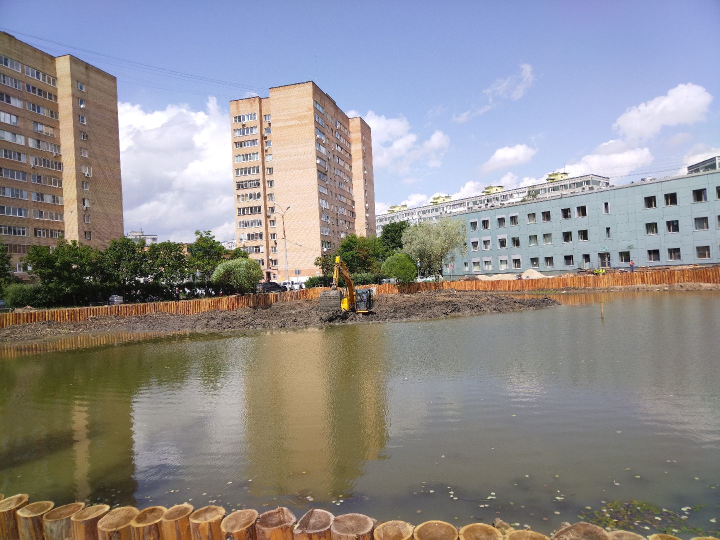 Благоустройство скверов, Мытищи, сквер на Сукромке, сквер на Колпакова, Алексеевский пруд, Ядреевский пруд