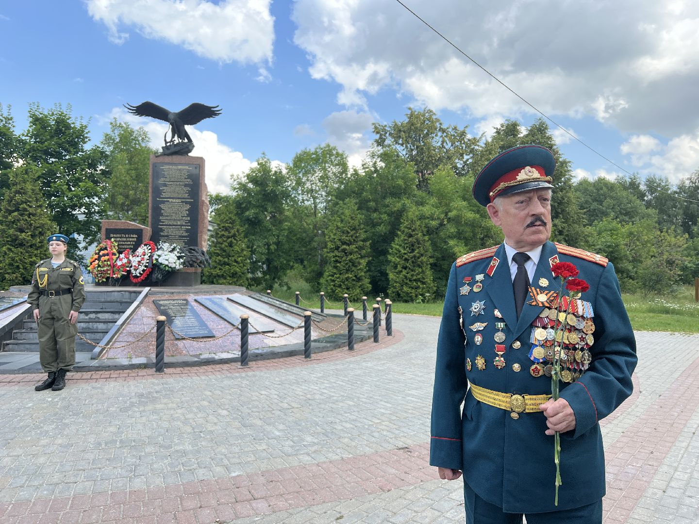 Химки, ветеран, День ветеранов боевых действий, возложение цветов, патриотизм