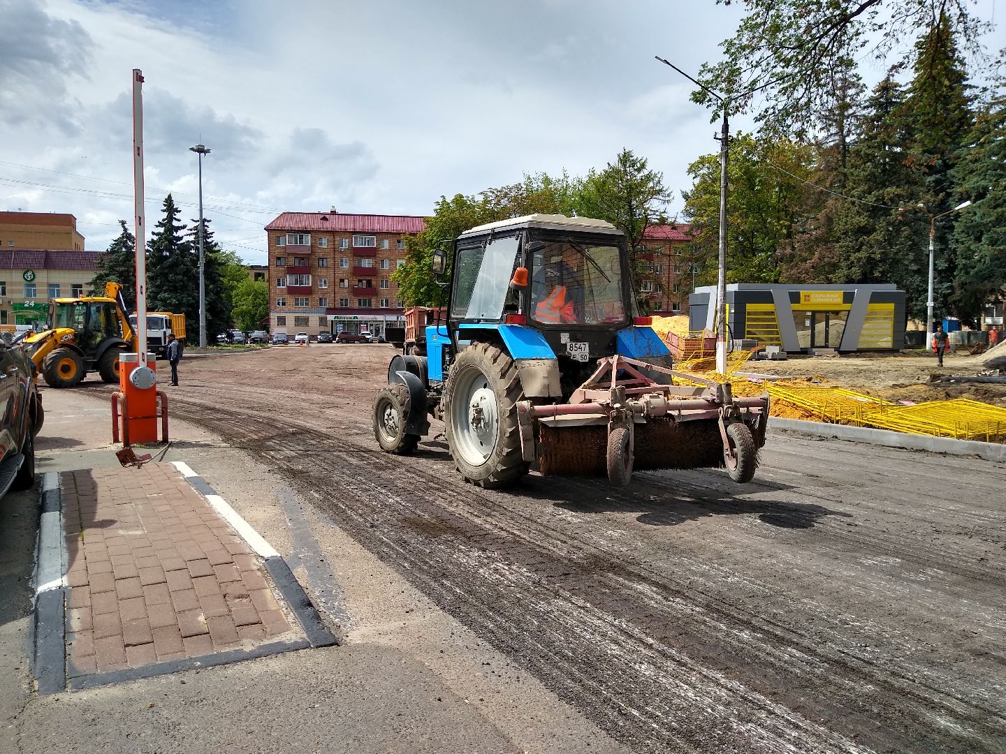 Раменское, дороги, ремонтные работы на Комсомольской площади