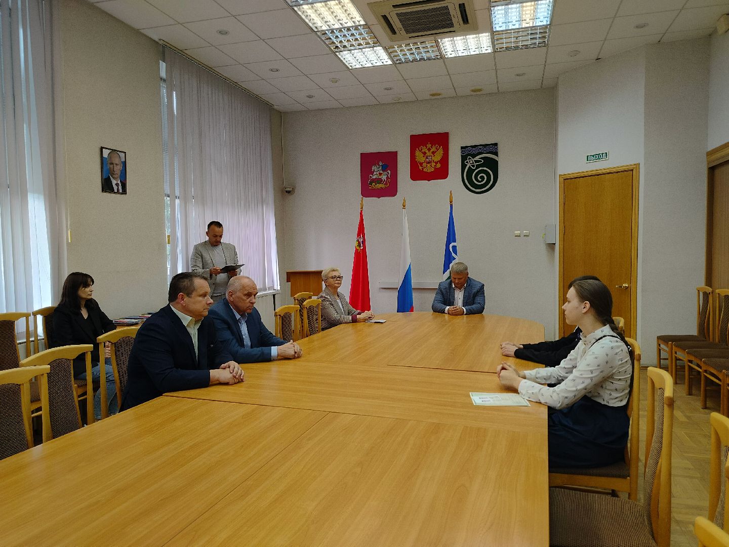паспорта, гражданин РФ, подростки, торжественное вручение, Протвино