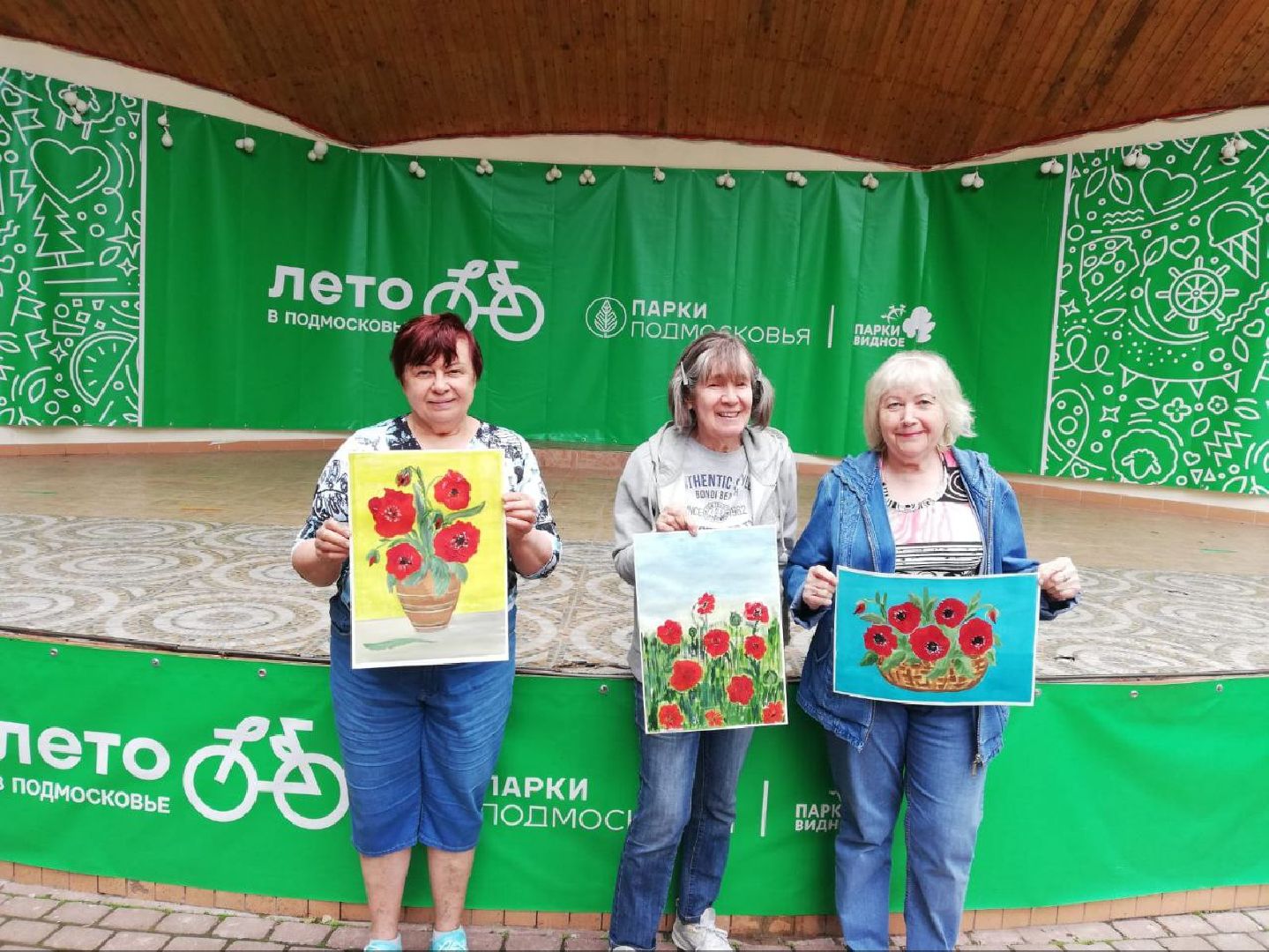 активное долголетие; центральный парк; пленэр; творчество; видное