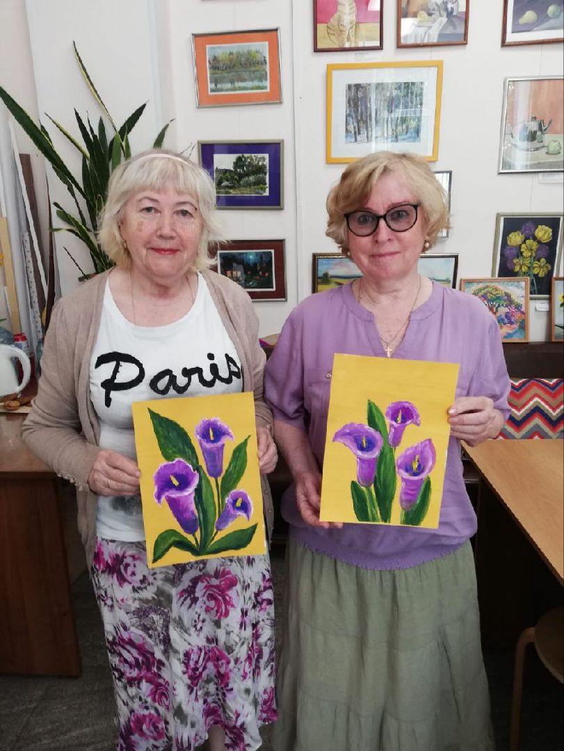 активное долголетие; центральный парк; пленэр; творчество; видное